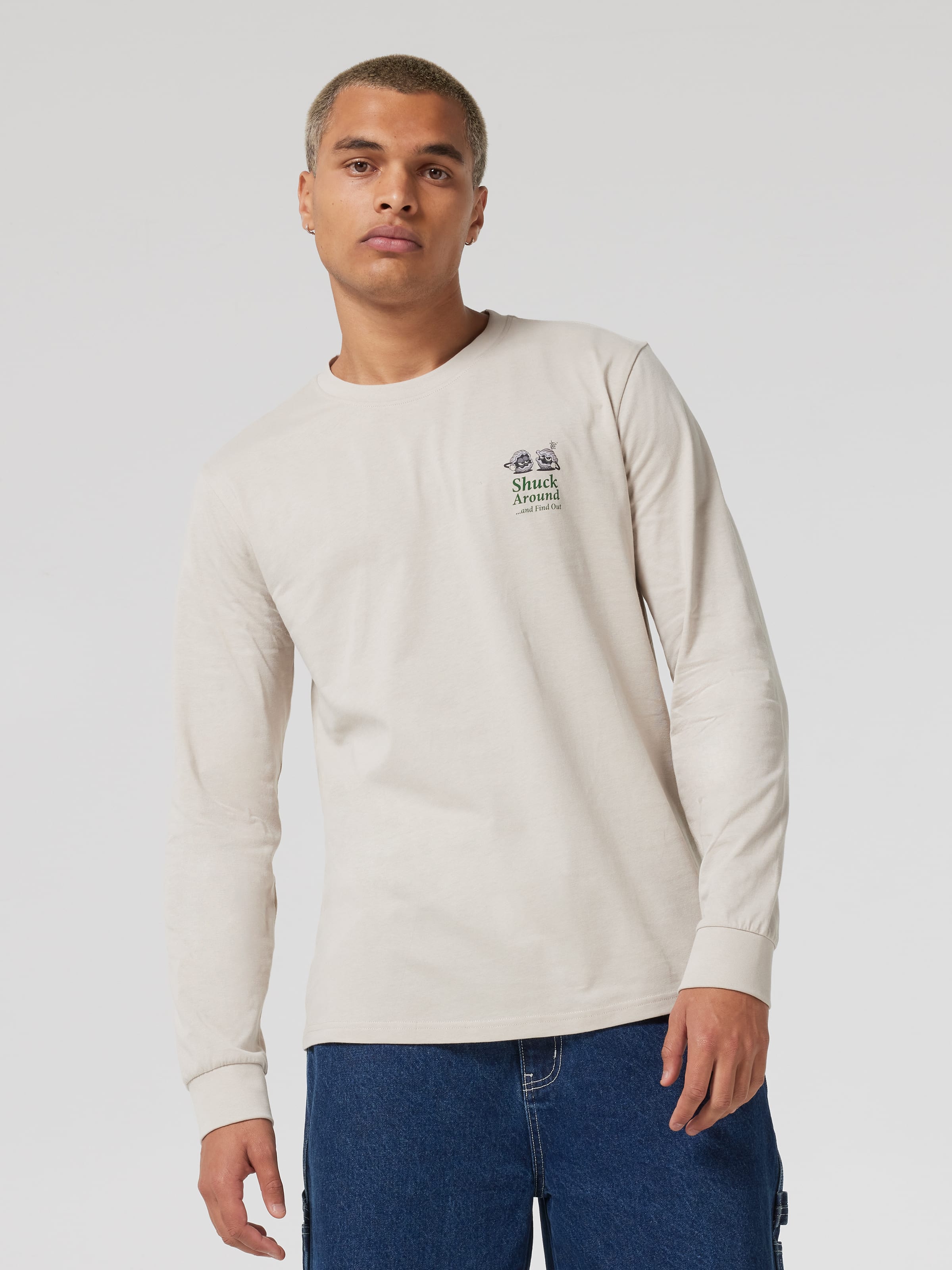 Novelty Shuck Around Long Sleeve Tee