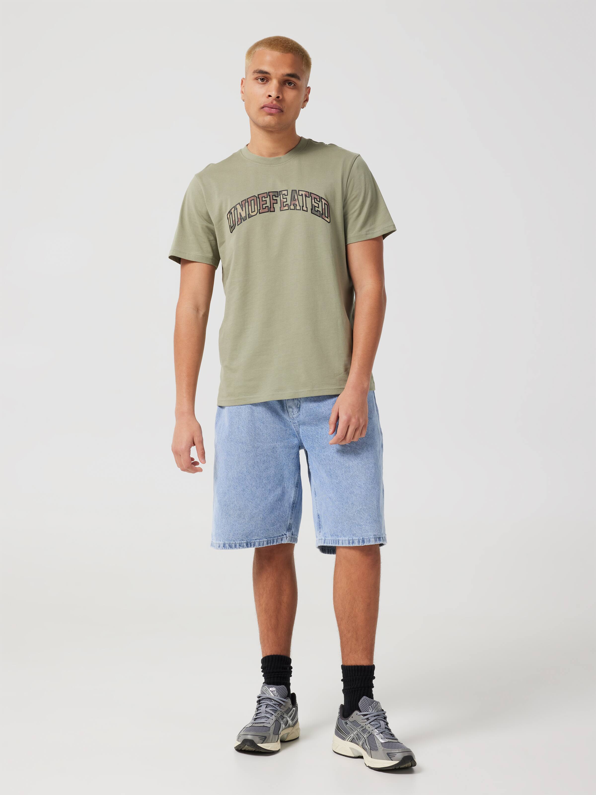 Embroidered Undefeated Short Sleeve Tee