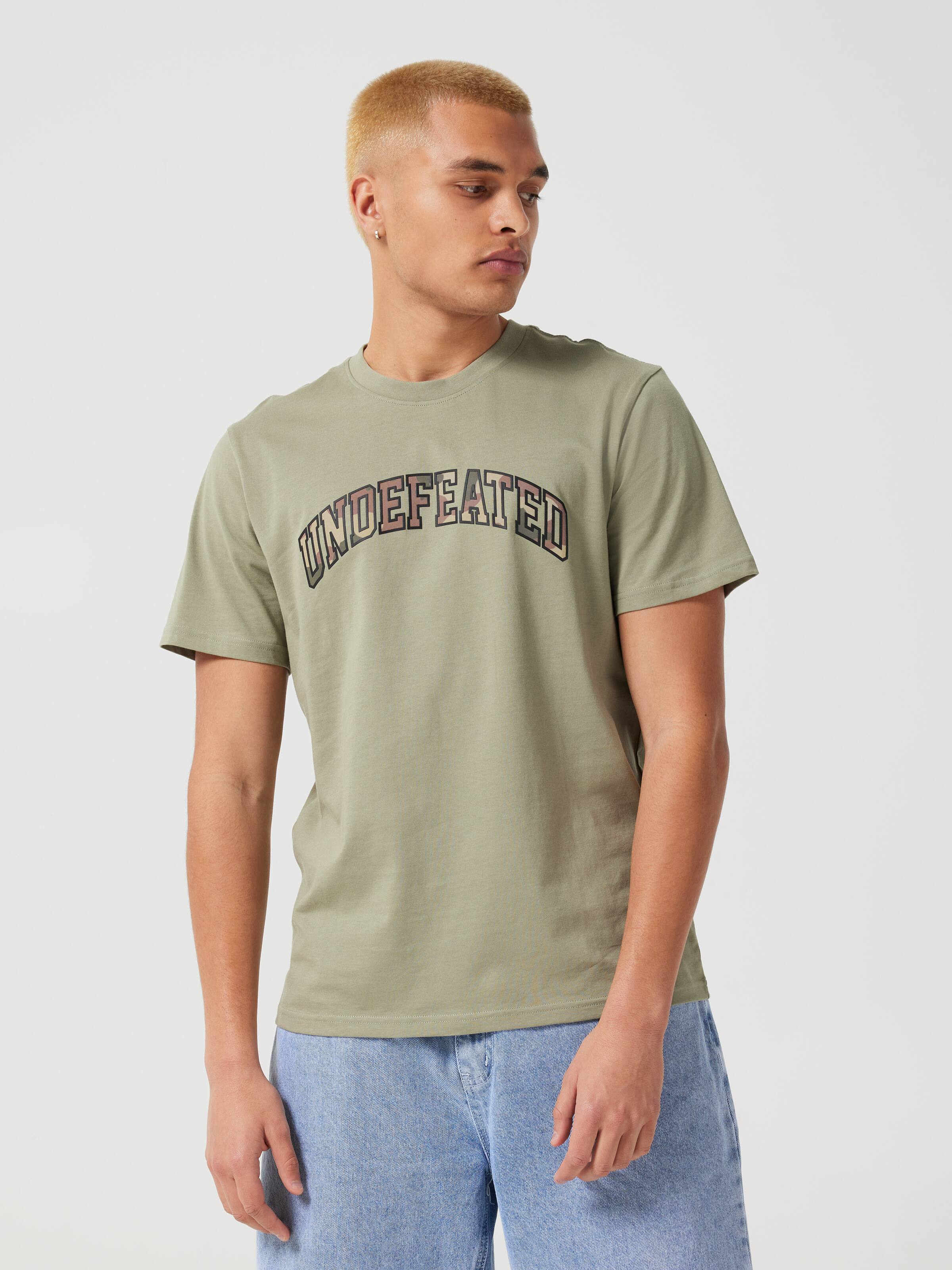 Embroidered Undefeated Short Sleeve Tee