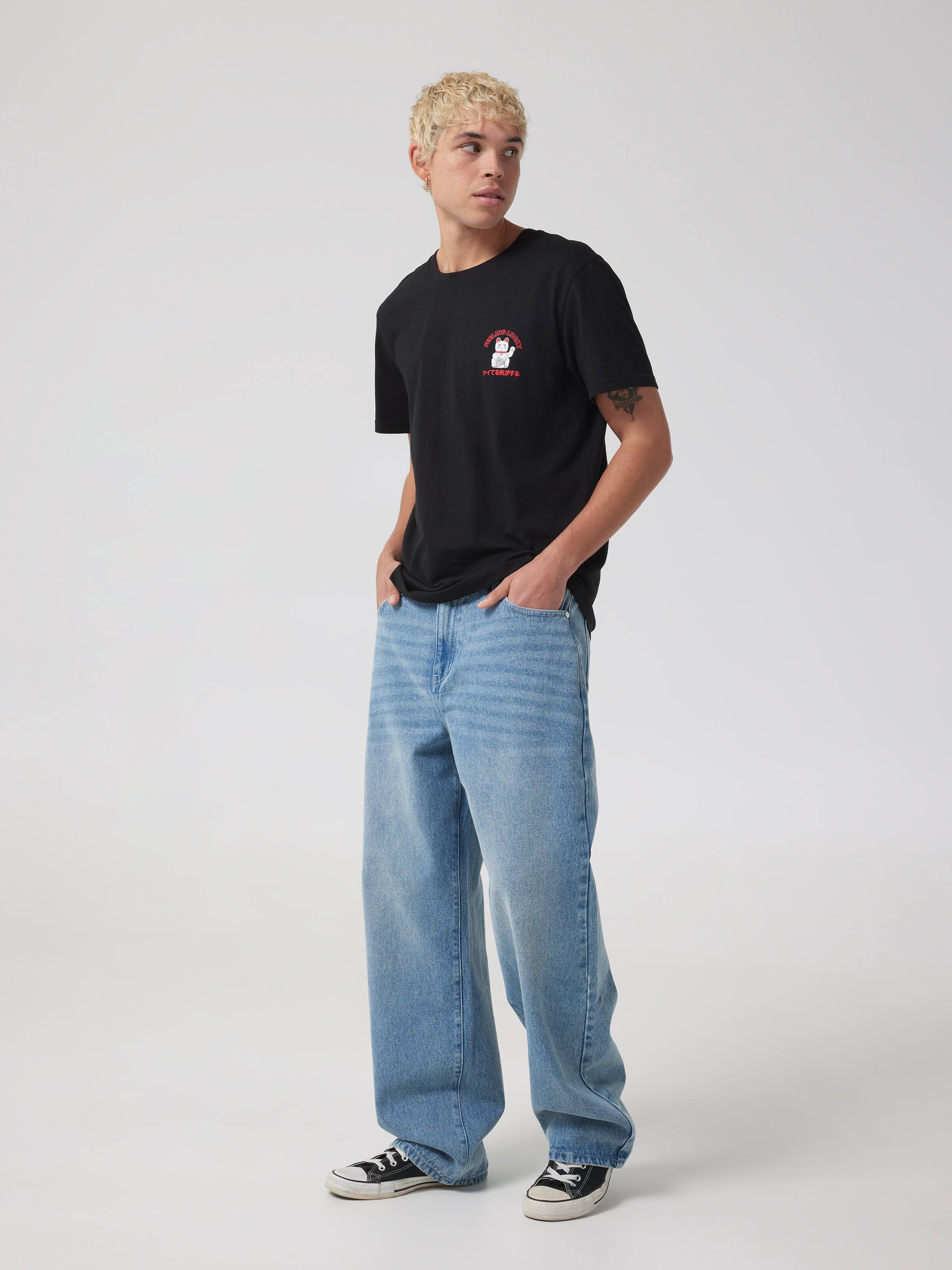 Lucky Cat Short Sleeve Tee