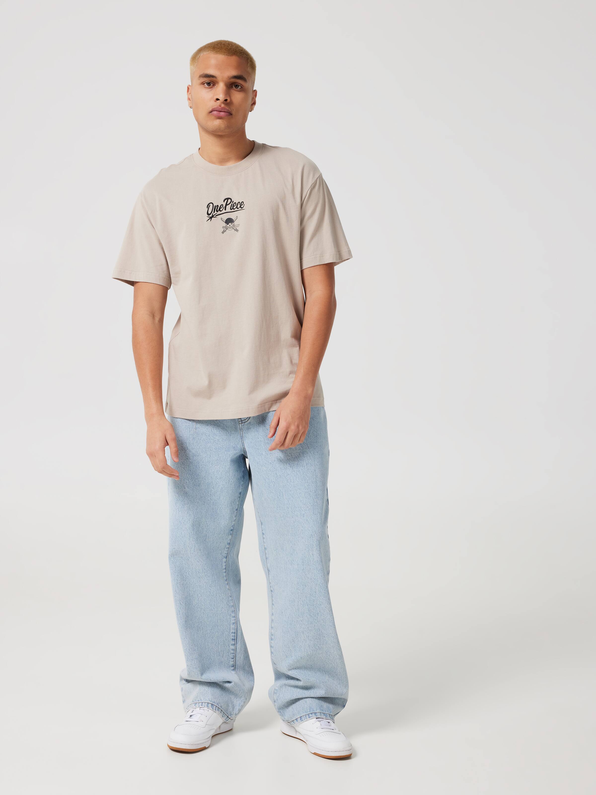 One Piece Zoro Relaxed Short Sleeve Tee