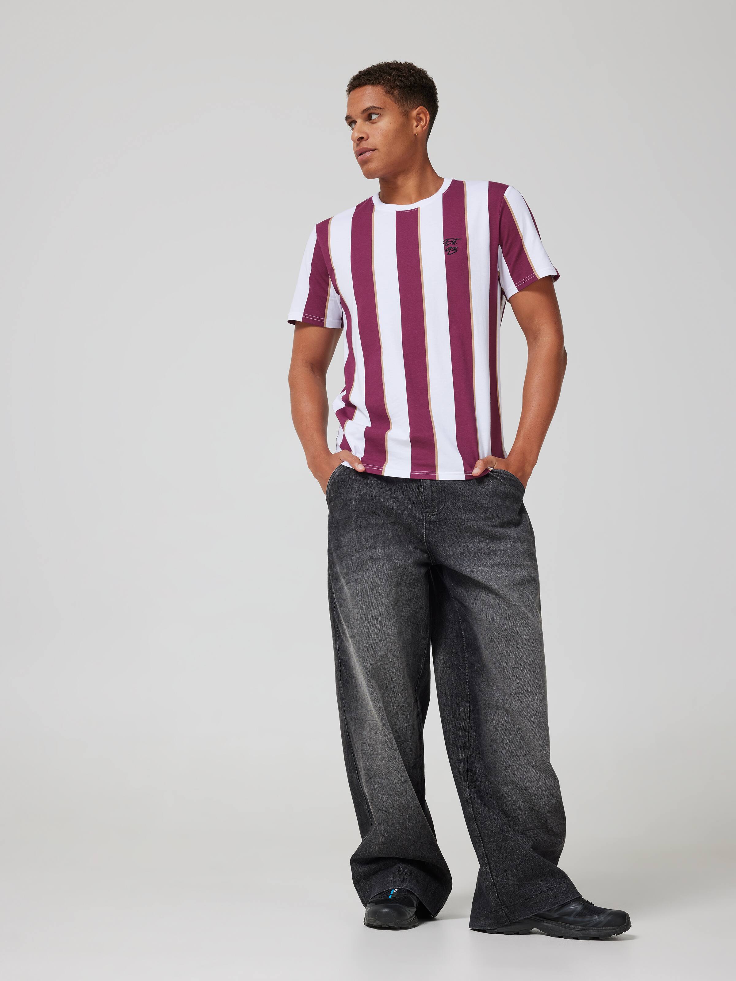 Stripe Est 93 Tee