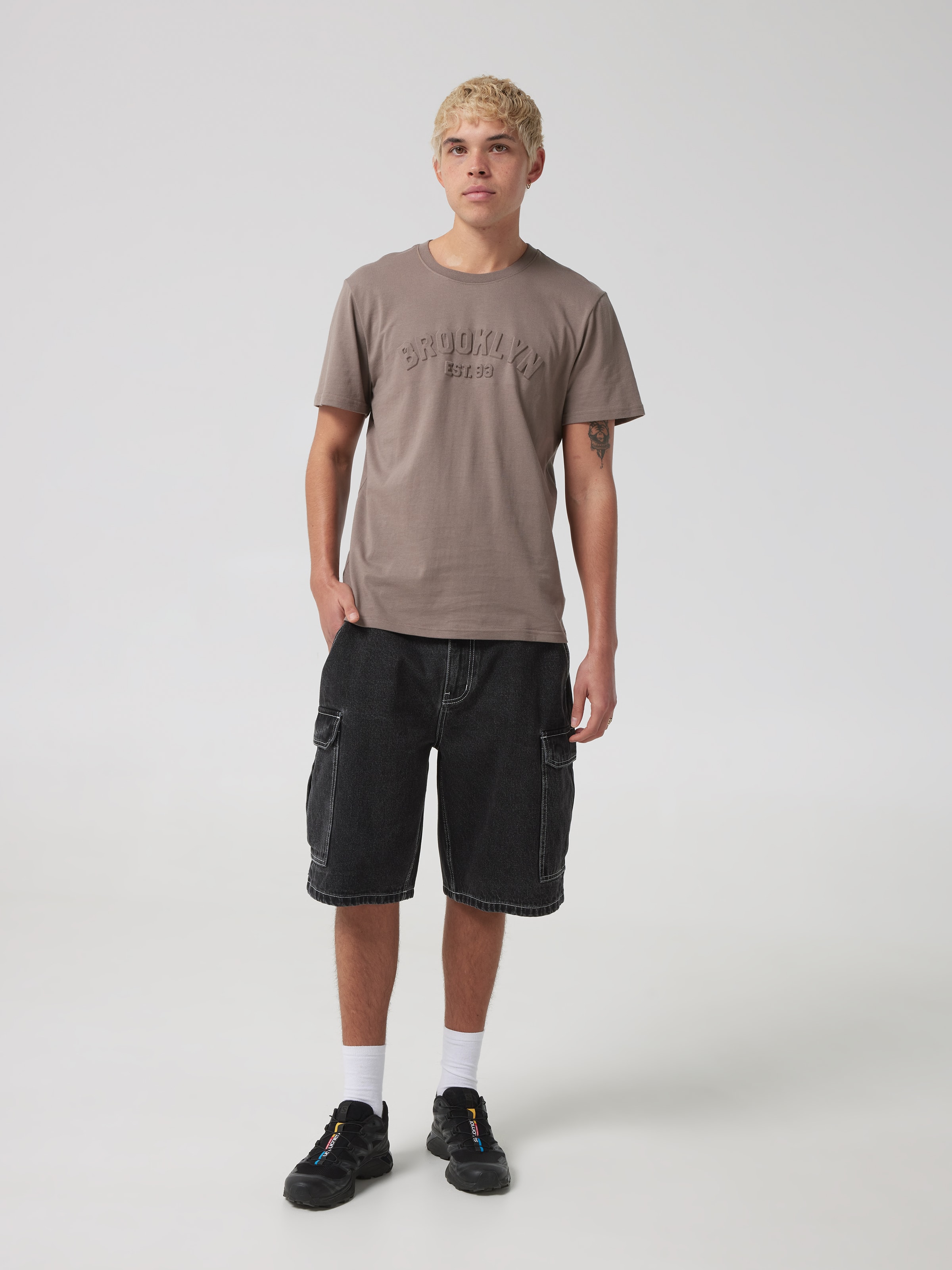 Embossed Brooklyn Short Sleeve Tee