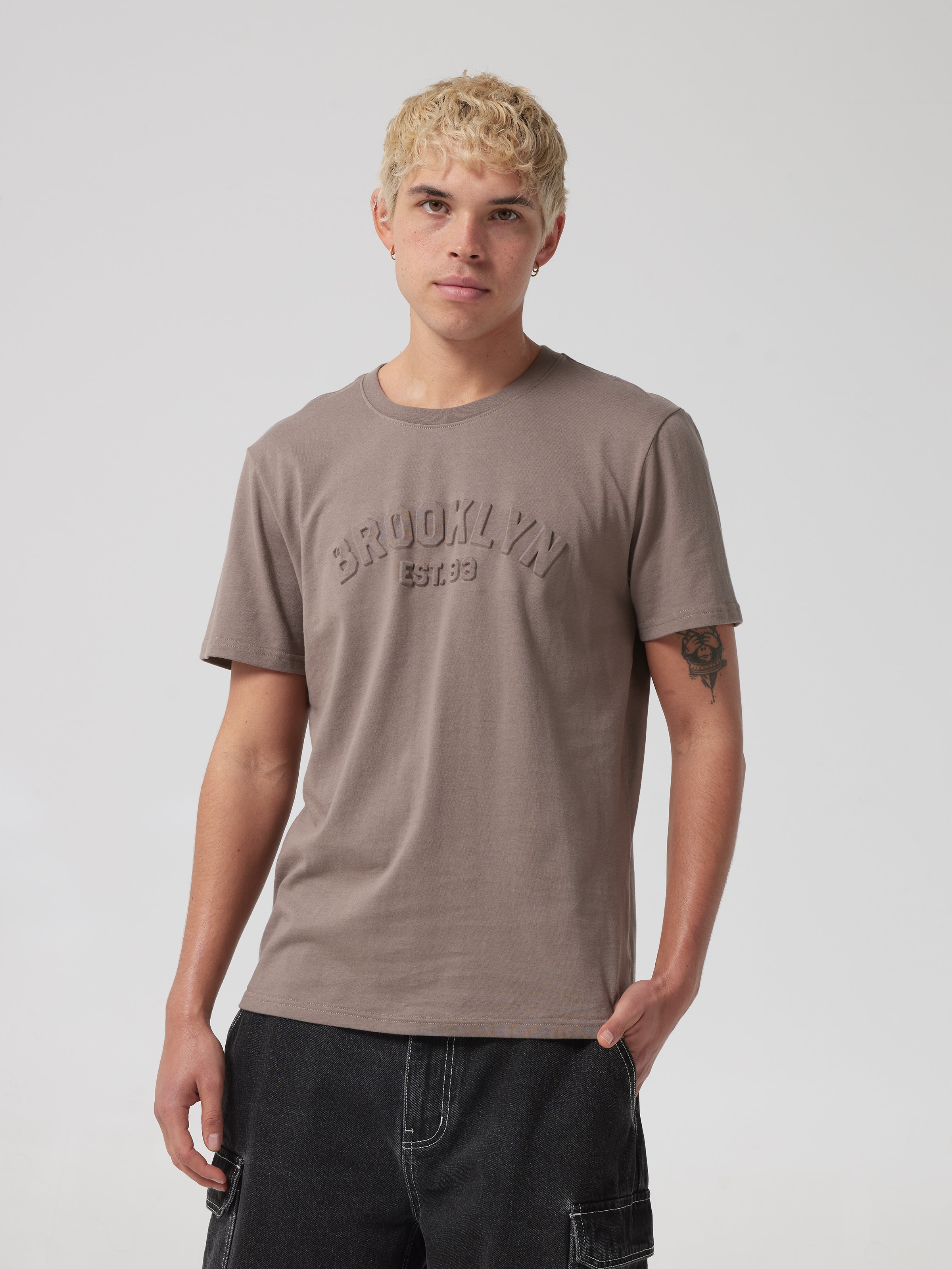 Embossed Brooklyn Short Sleeve Tee