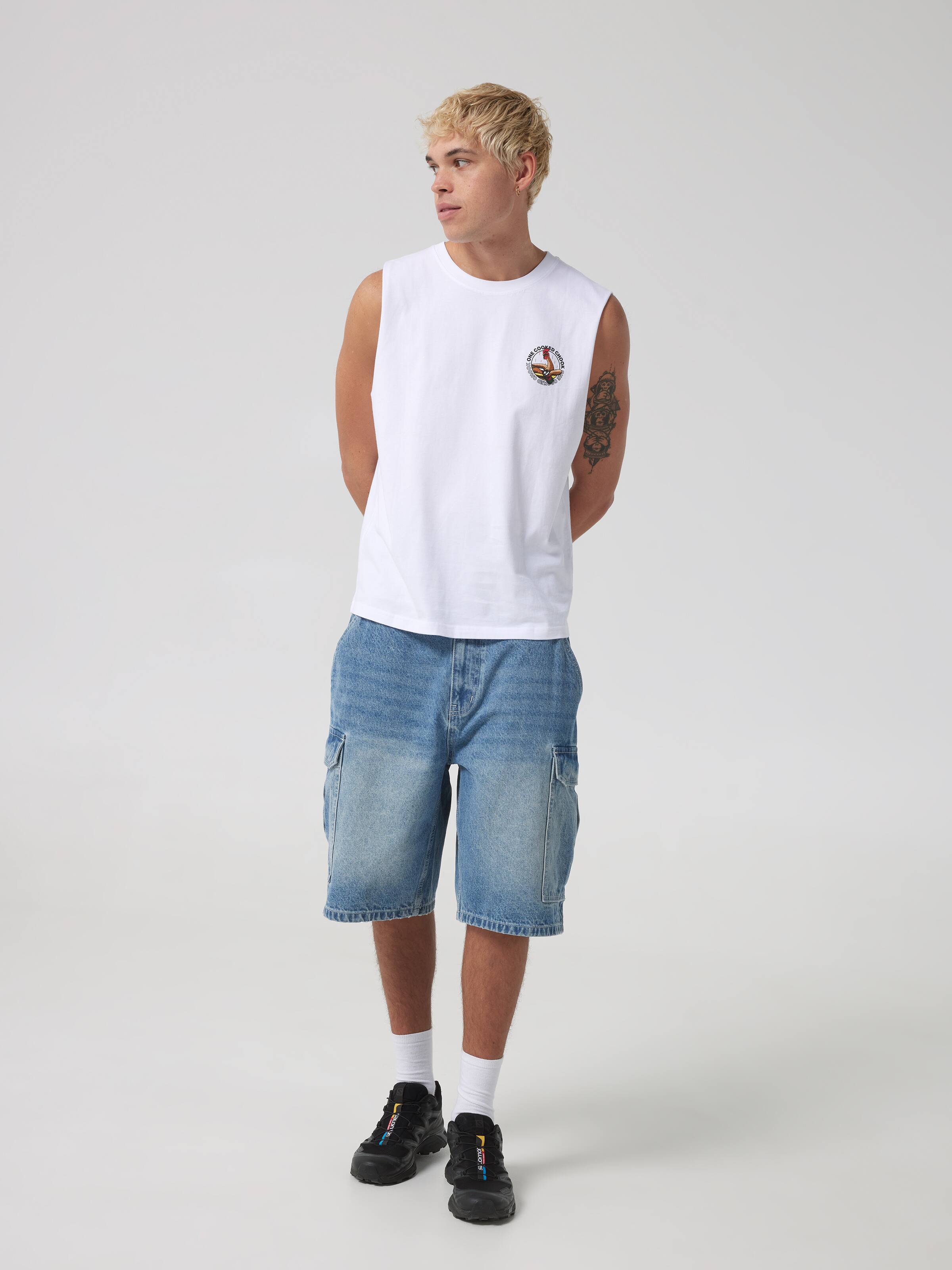 Cooked Chook Muscle Tee