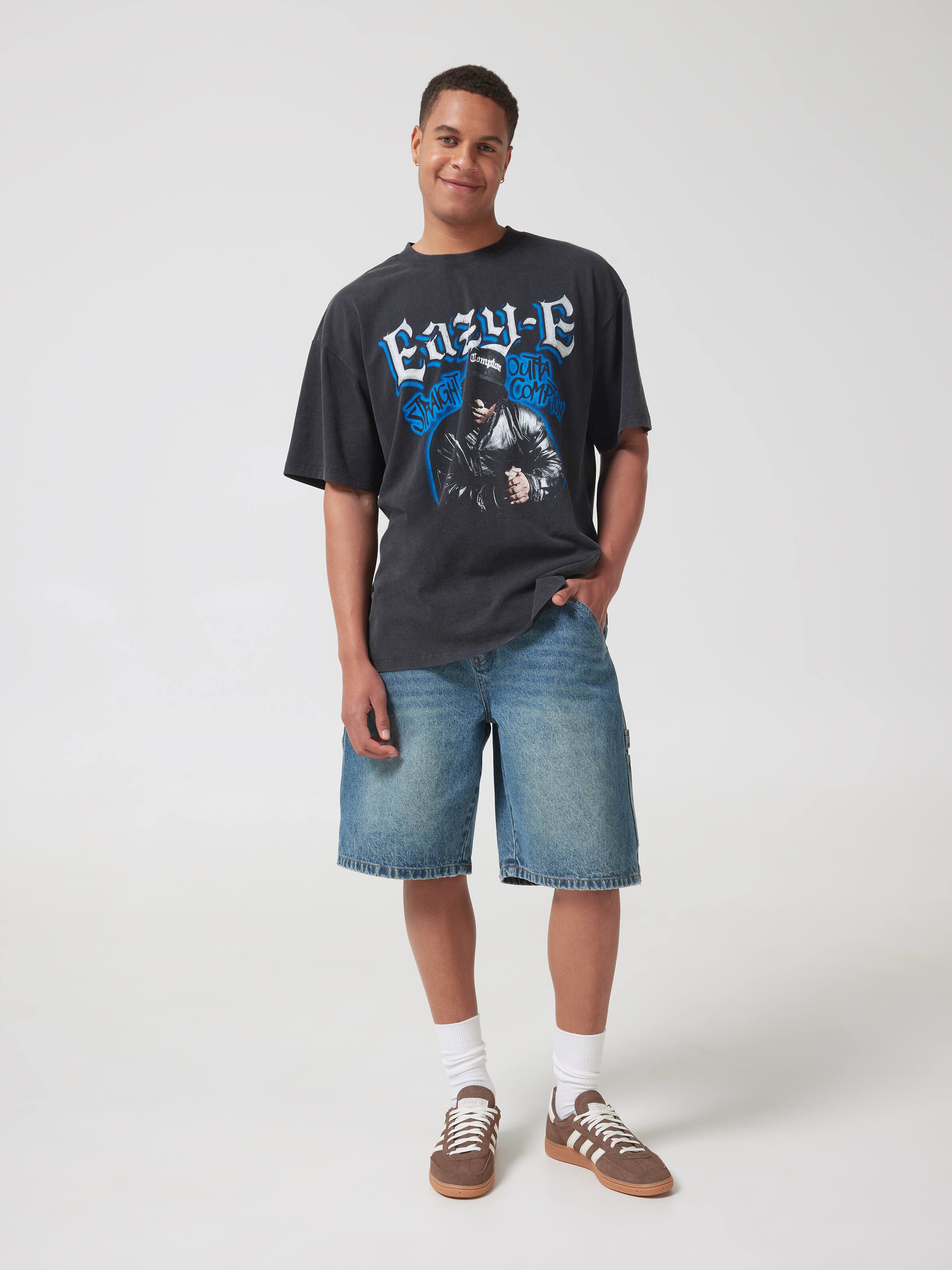 Eazy E Blue Oversized Tee