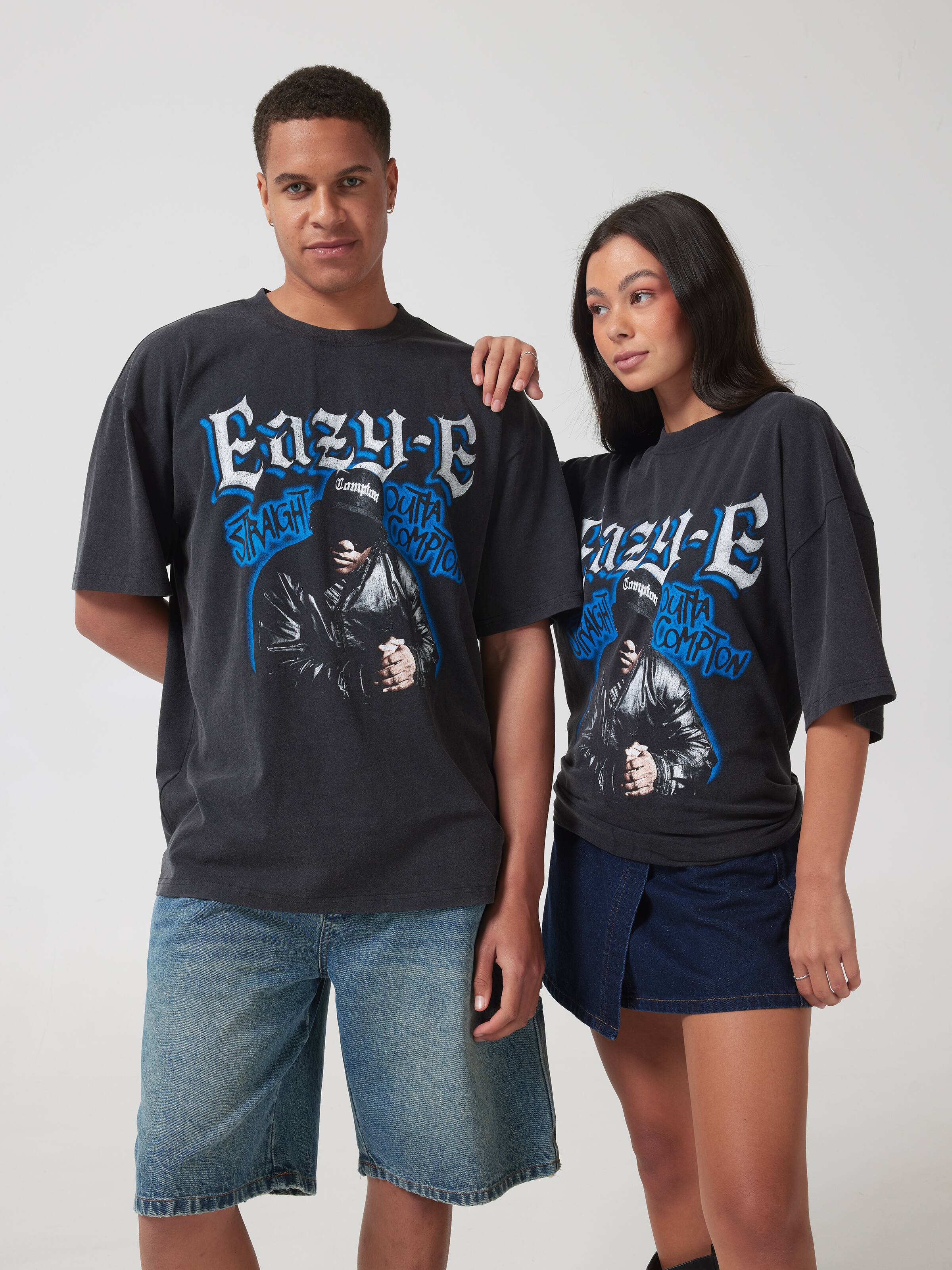 Eazy E Blue Oversized Tee