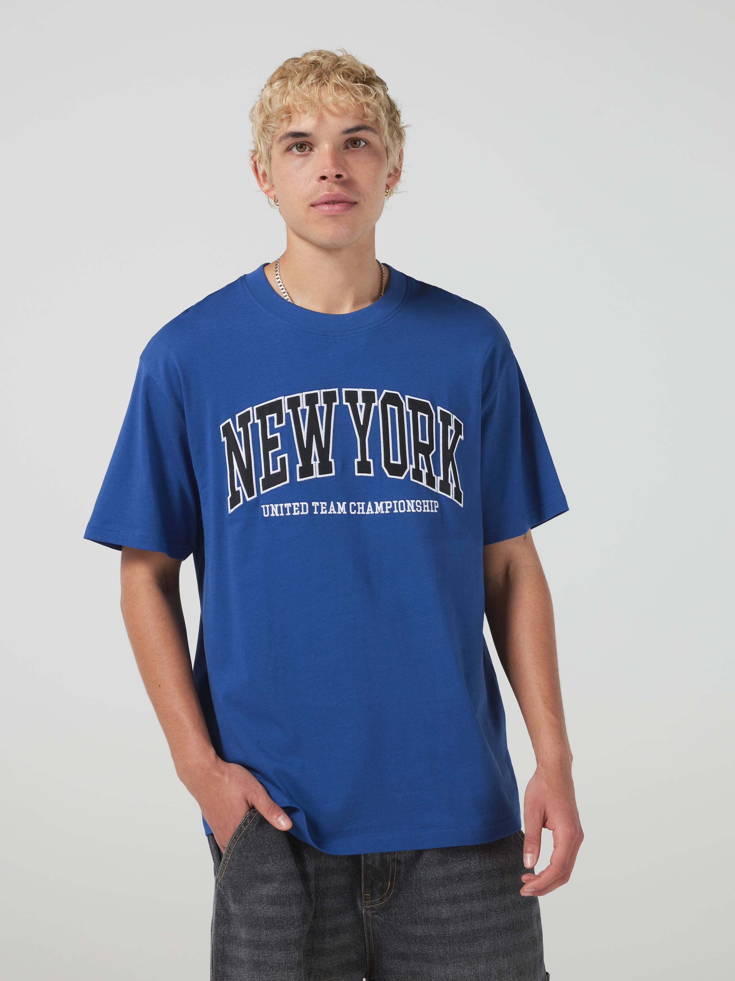 Embroidery Nyc Relaxed Short Sleeve Tee