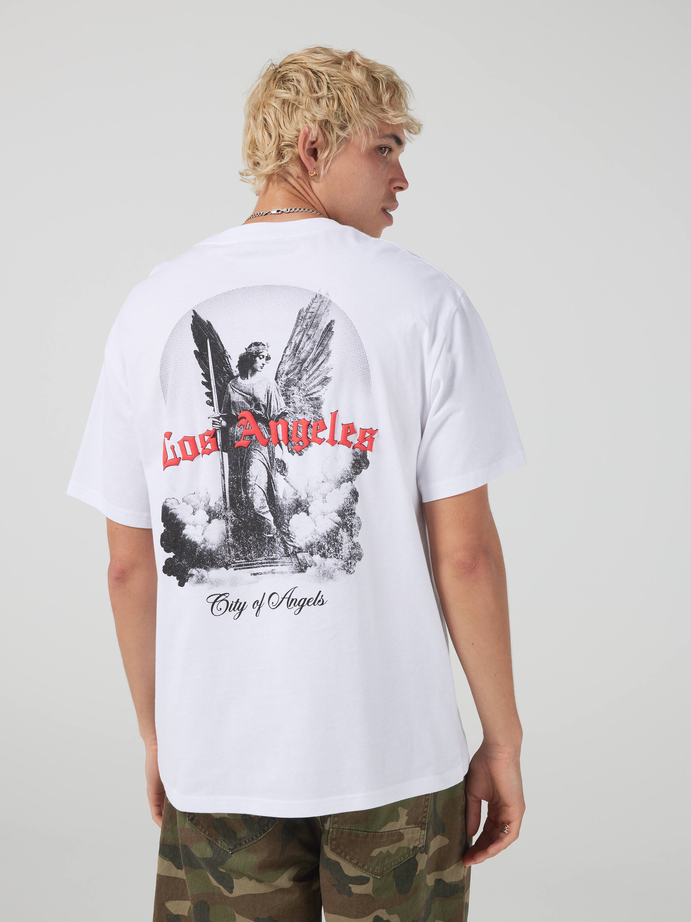 Trend City Angels Relaxed Short Sleeve Tee