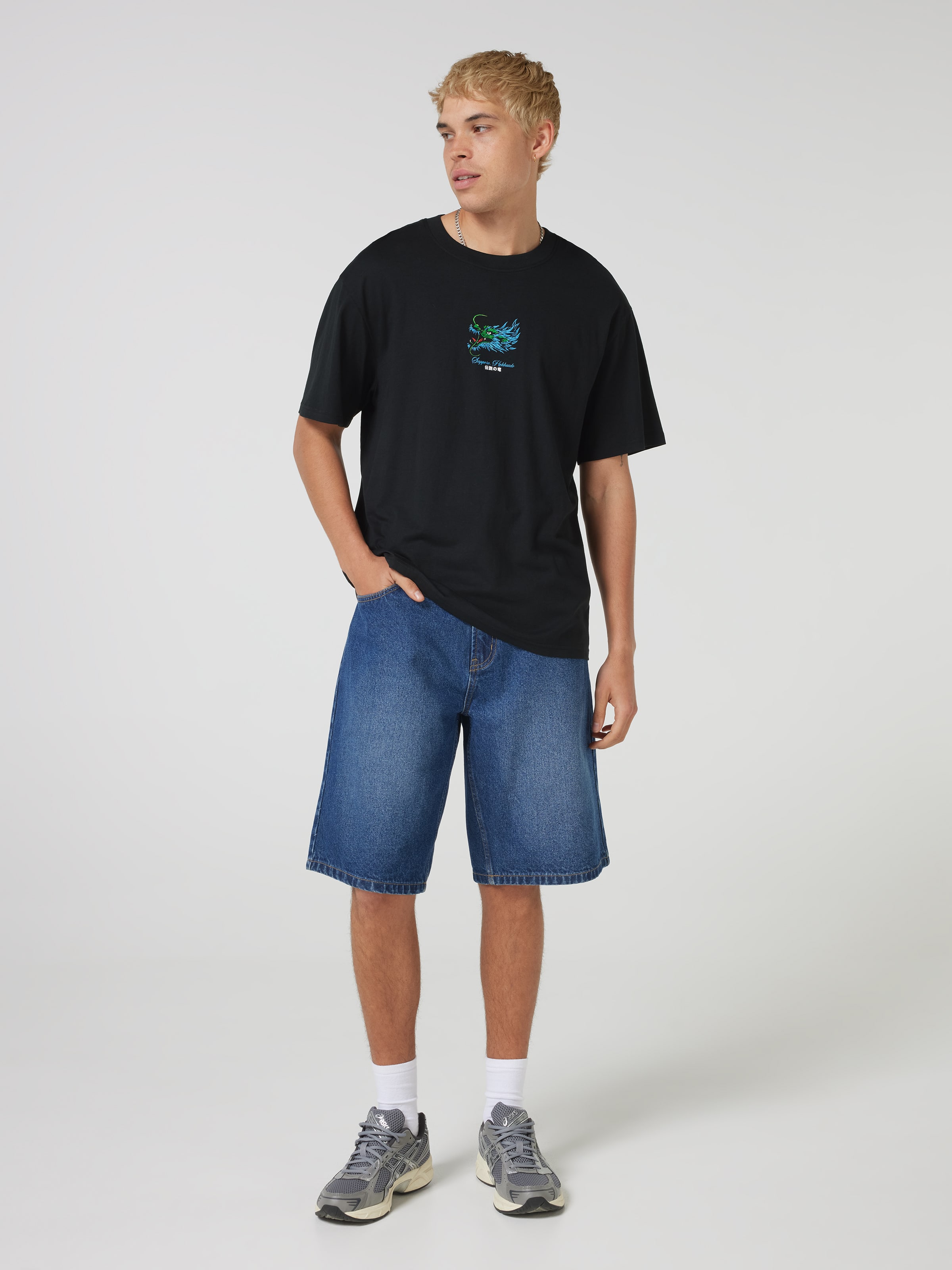 Japan 9 Dragon Relaxed Short Sleeve Tee