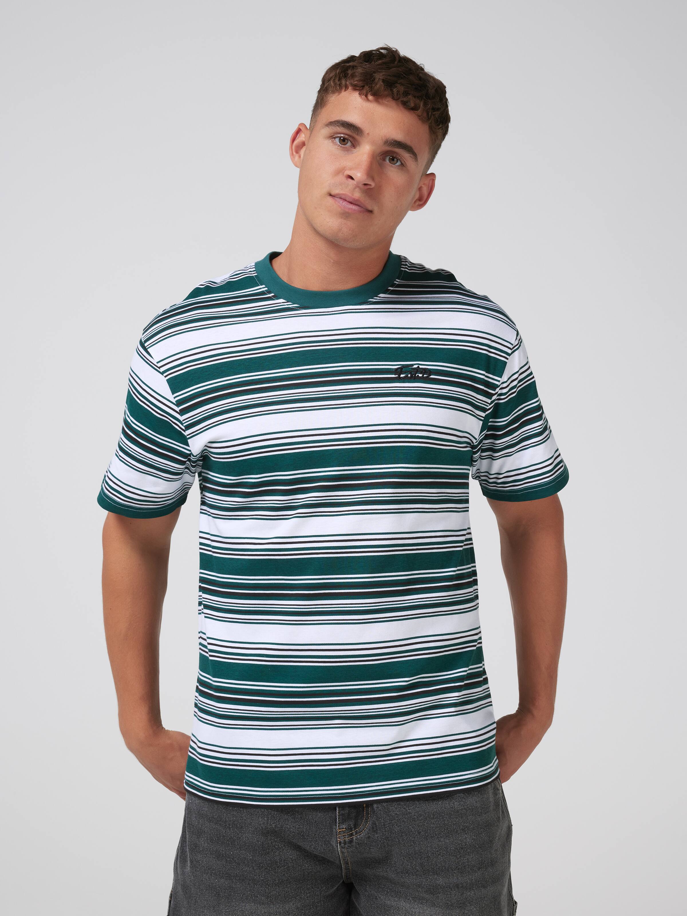 Stripe 93 Relax Short Sleeve Tee