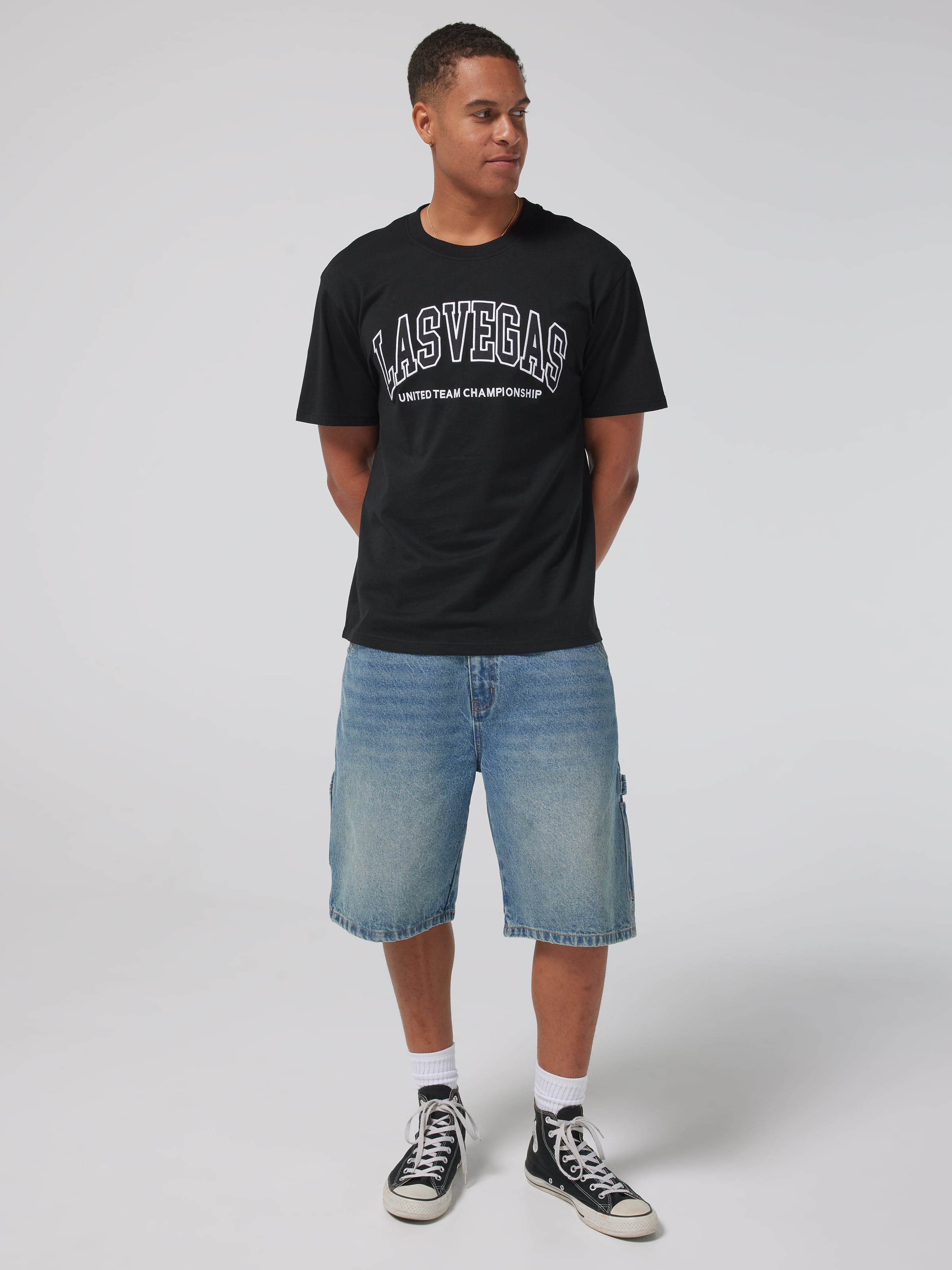 Embroidered Las Vegas Relax Short Sleeve Tee