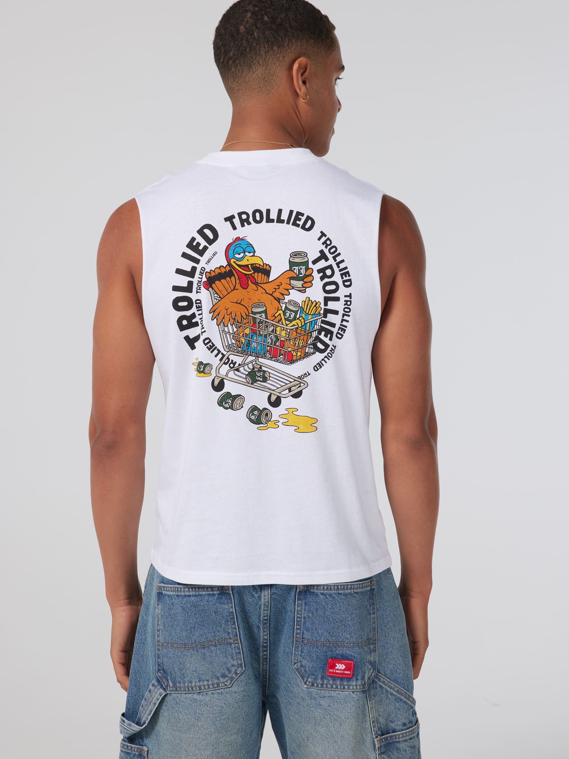 Novelty Trollied Muscle Tee