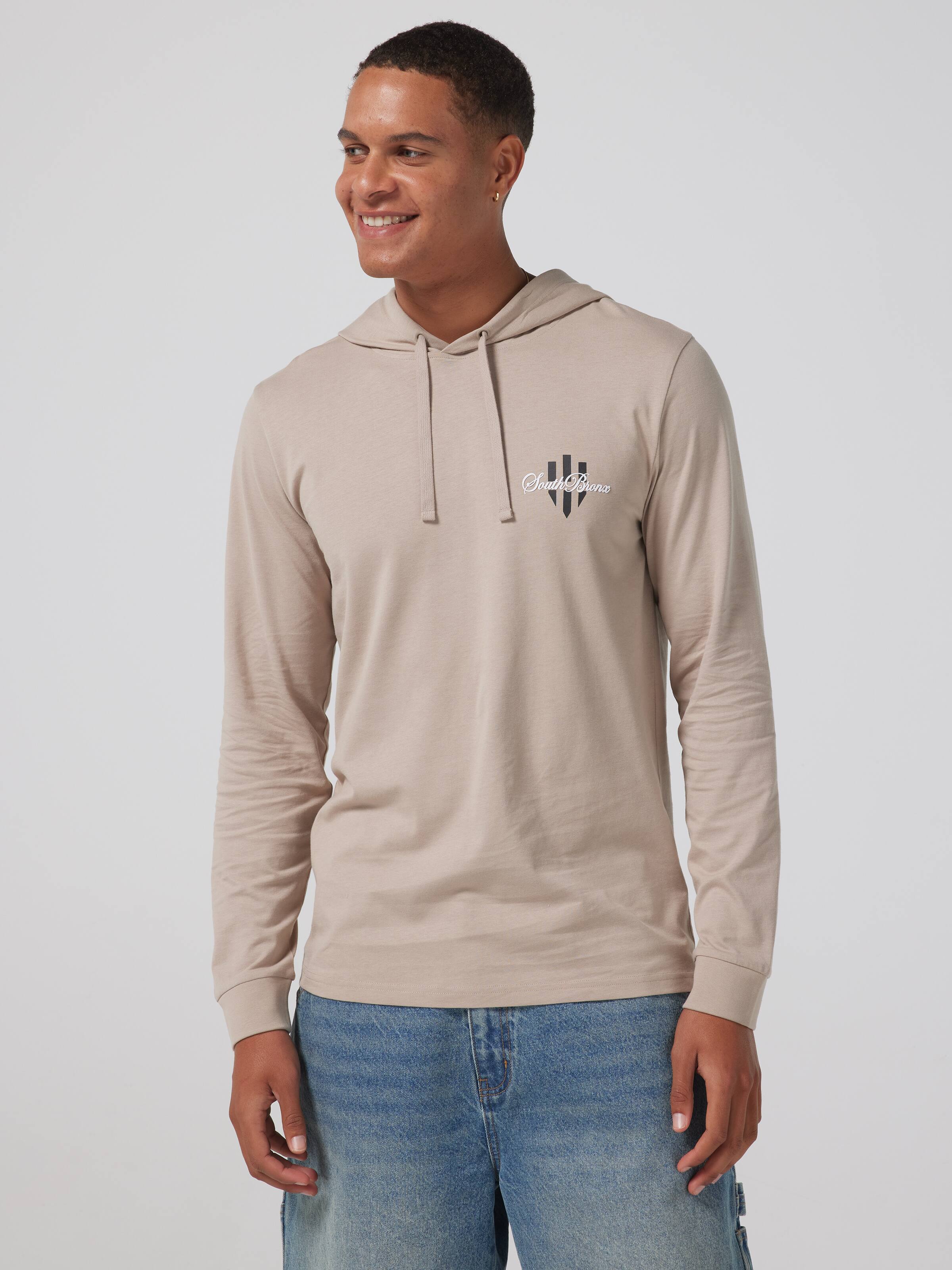 Urban Bronx Hooded Long Sleeve Tee