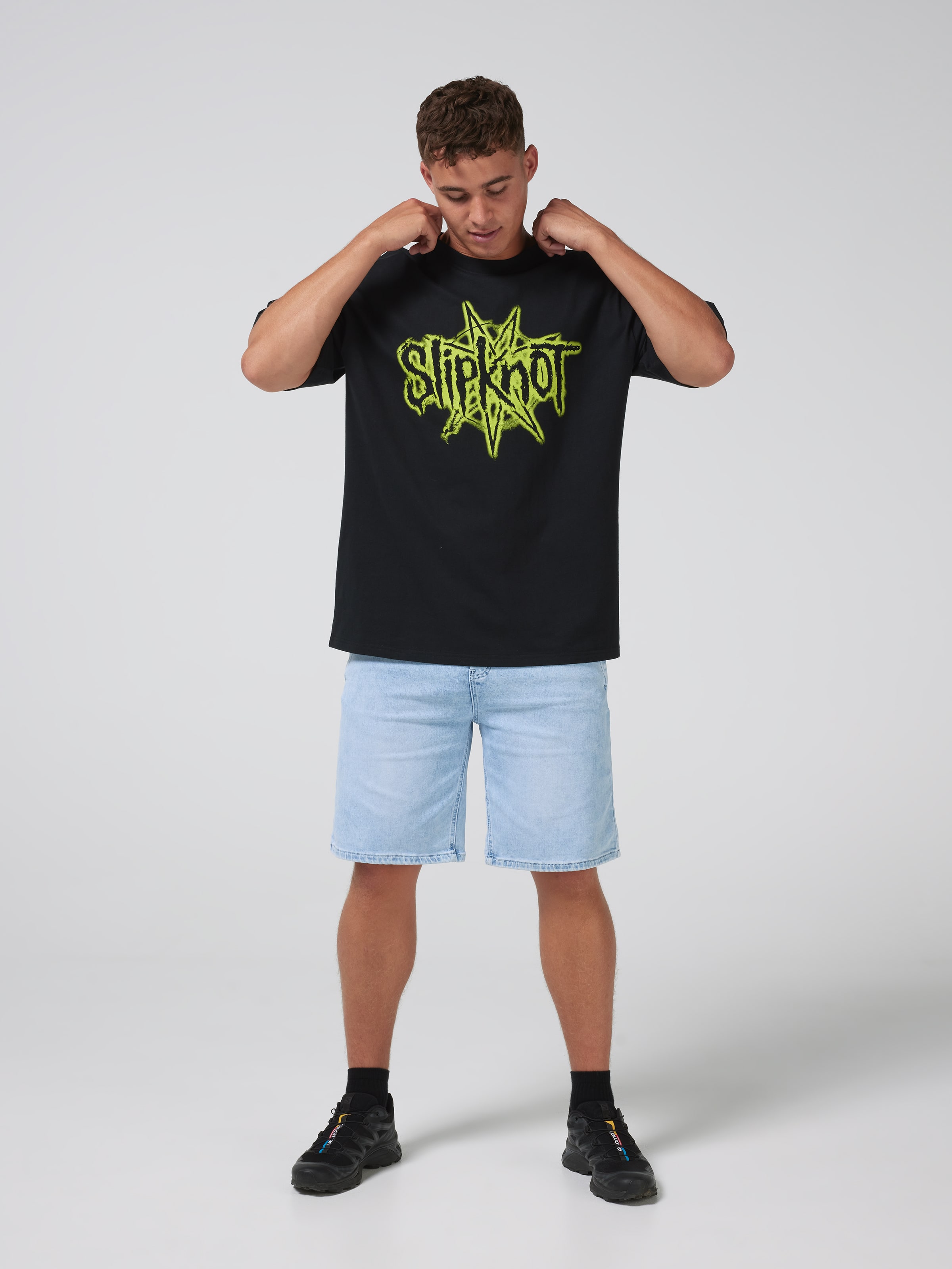Neon Slipknot Oversized Tee