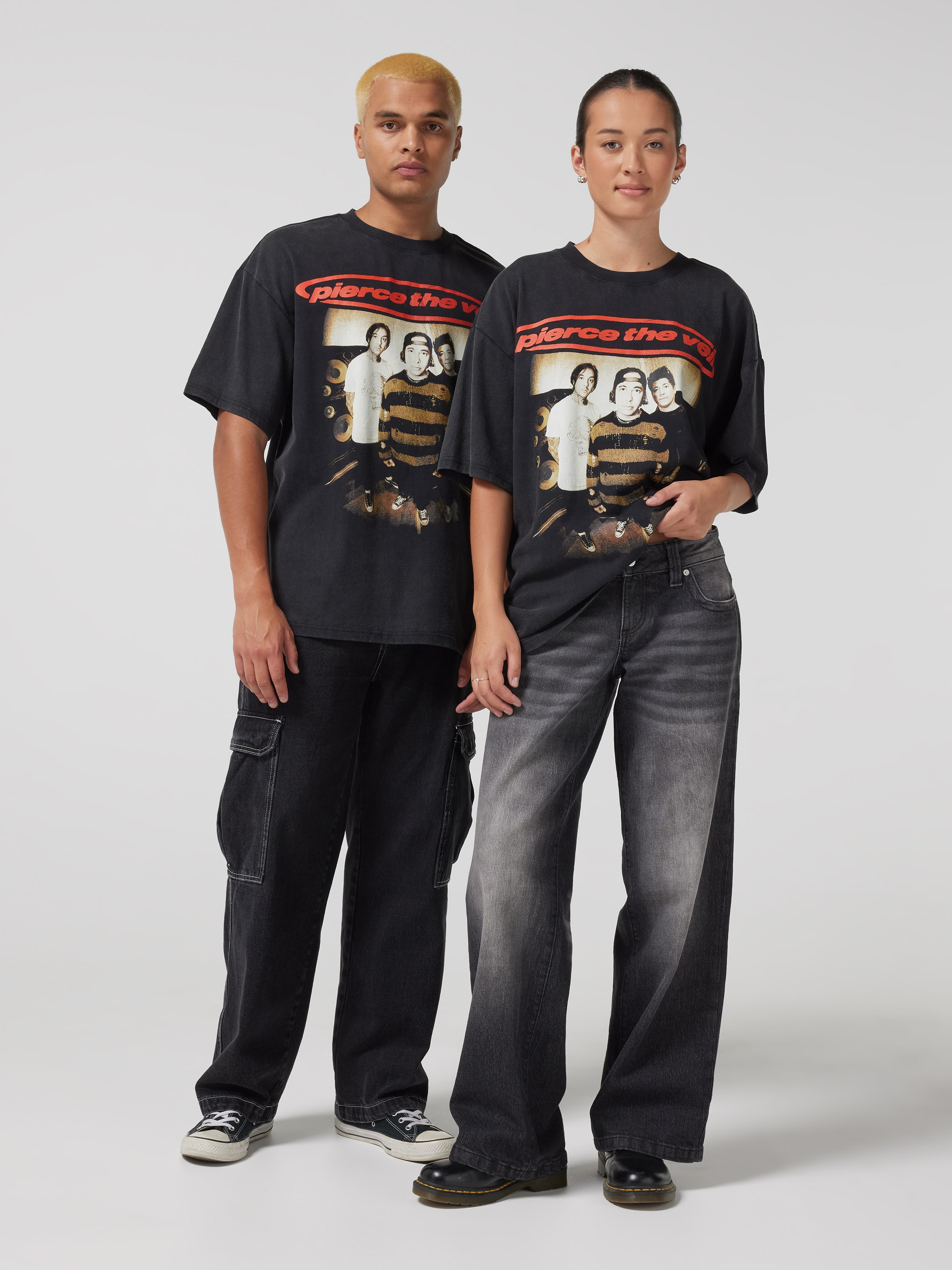 Pierce The Veil Trio Oversized Tee