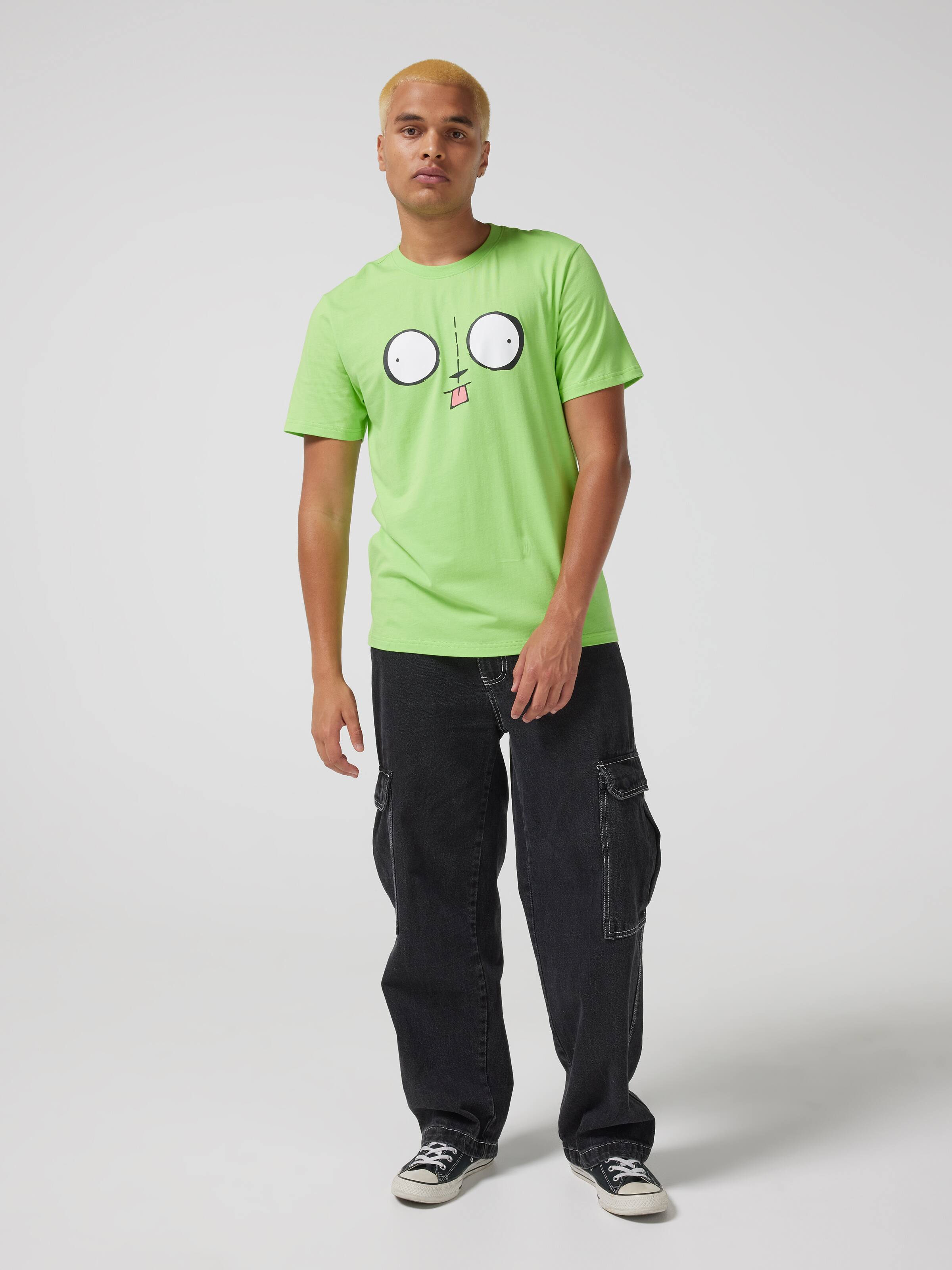 Invader Zim Face Short Sleeve Tee