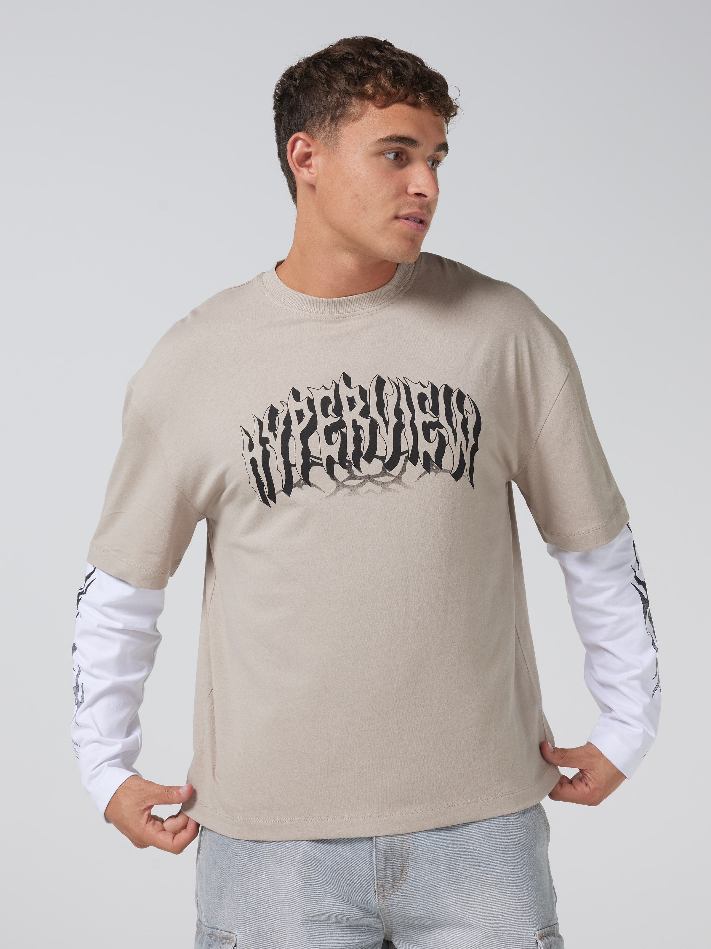 Trend Hyperview 2 In 1 Long Sleeve Tee