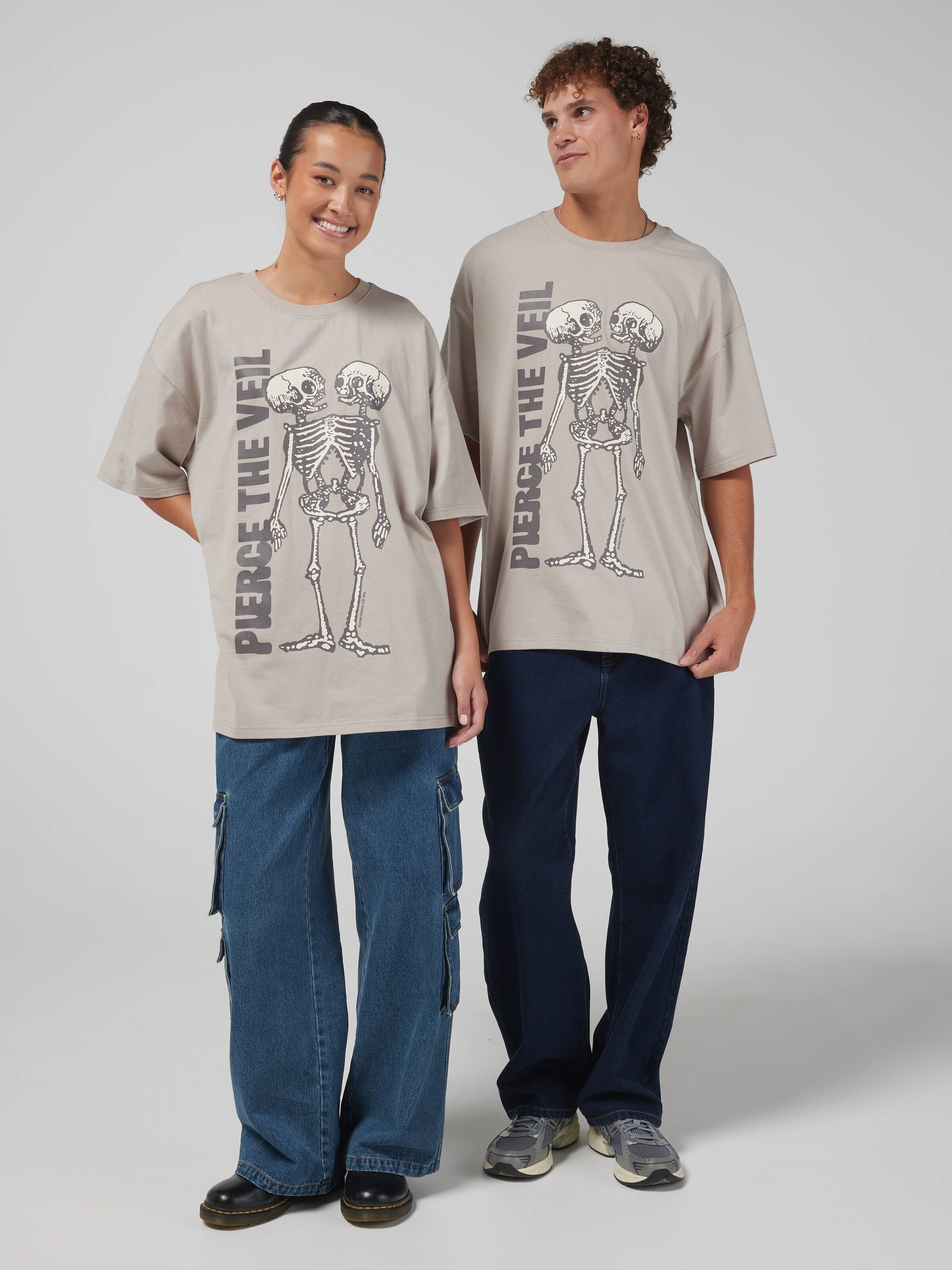Pierce The Veil Skeleton Oversized Tee