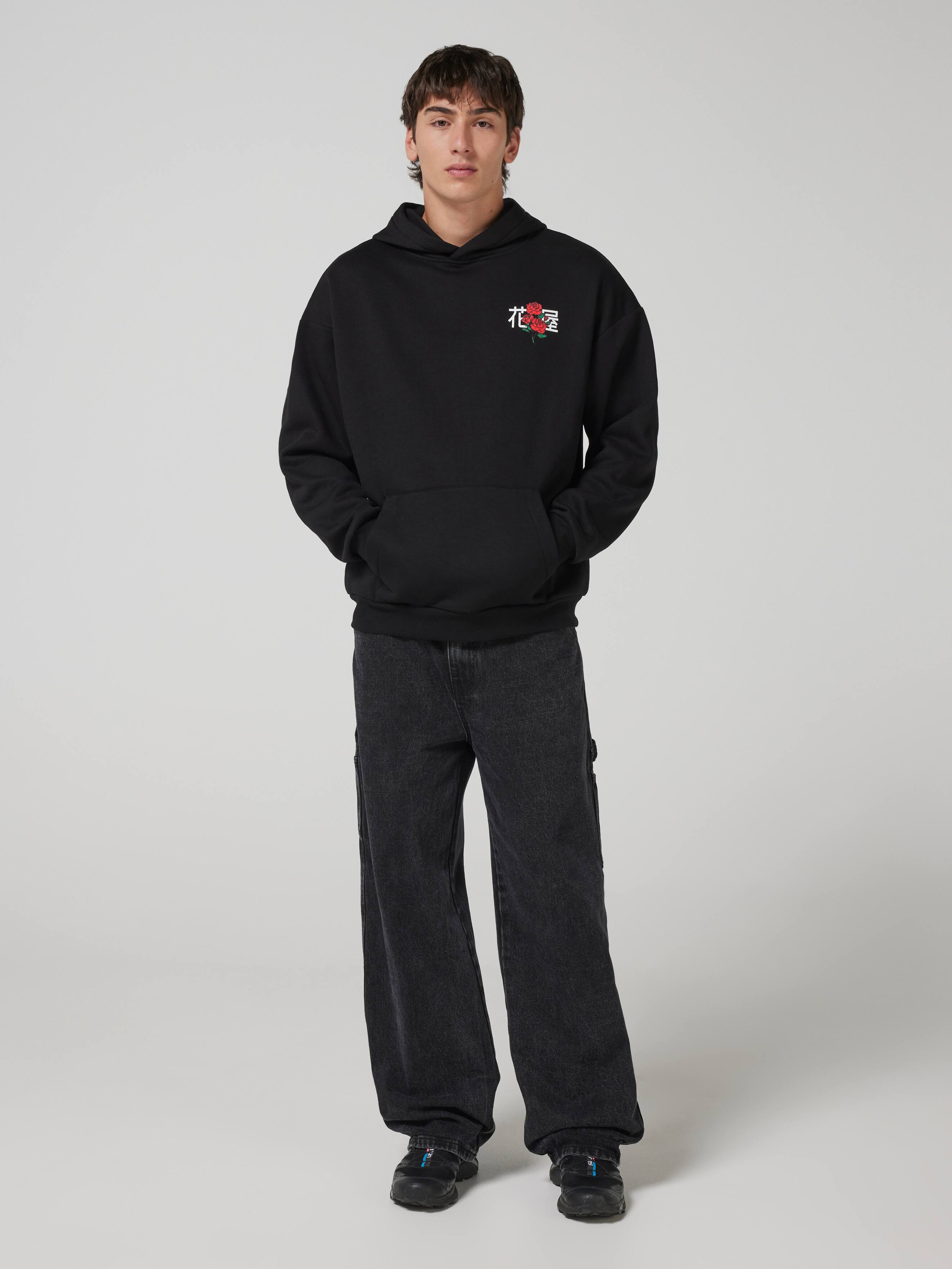 Japan Shibuya Rose Hoodie