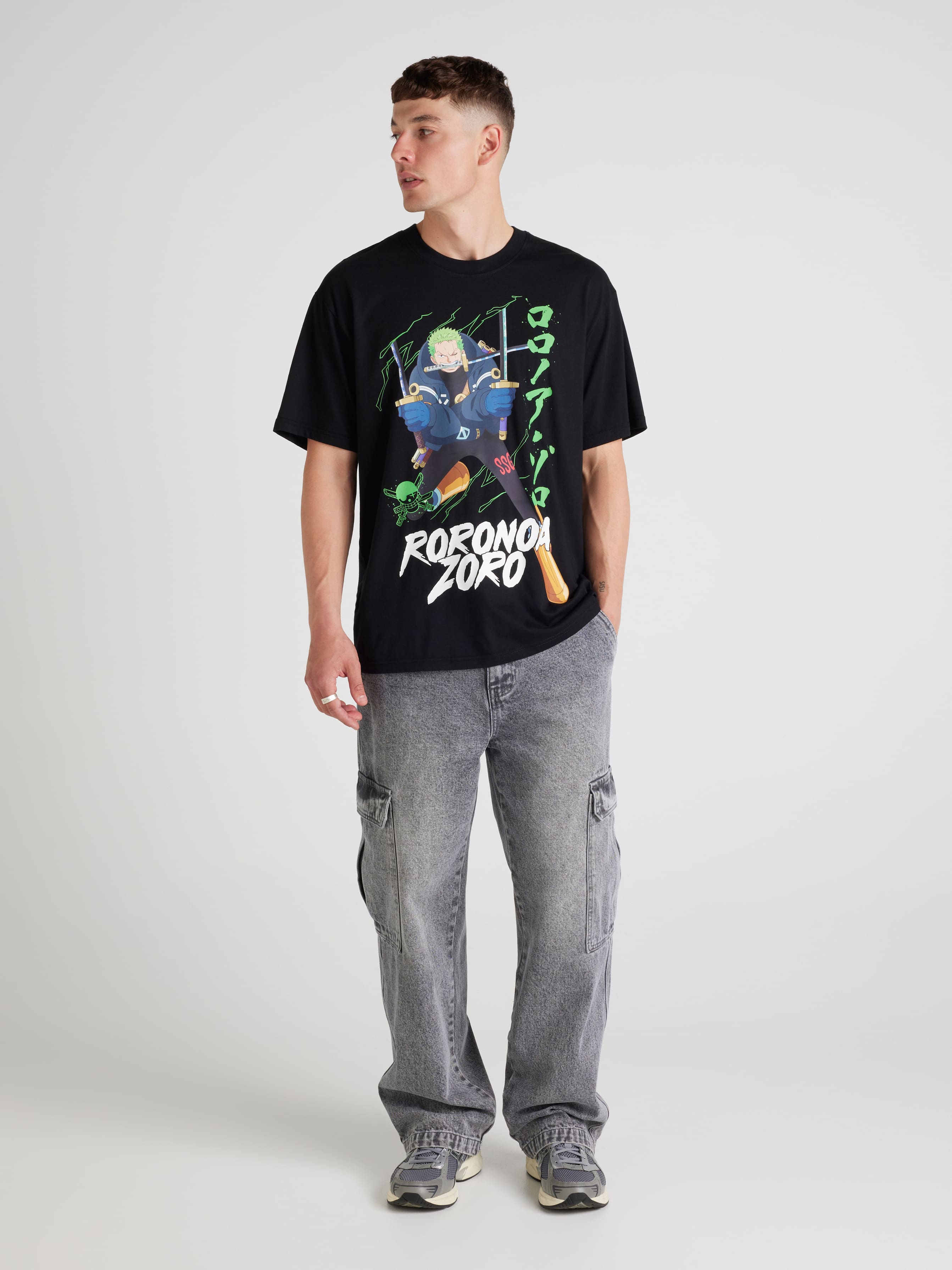 One Piece Zorro Relaxed Short Sleeve Tee