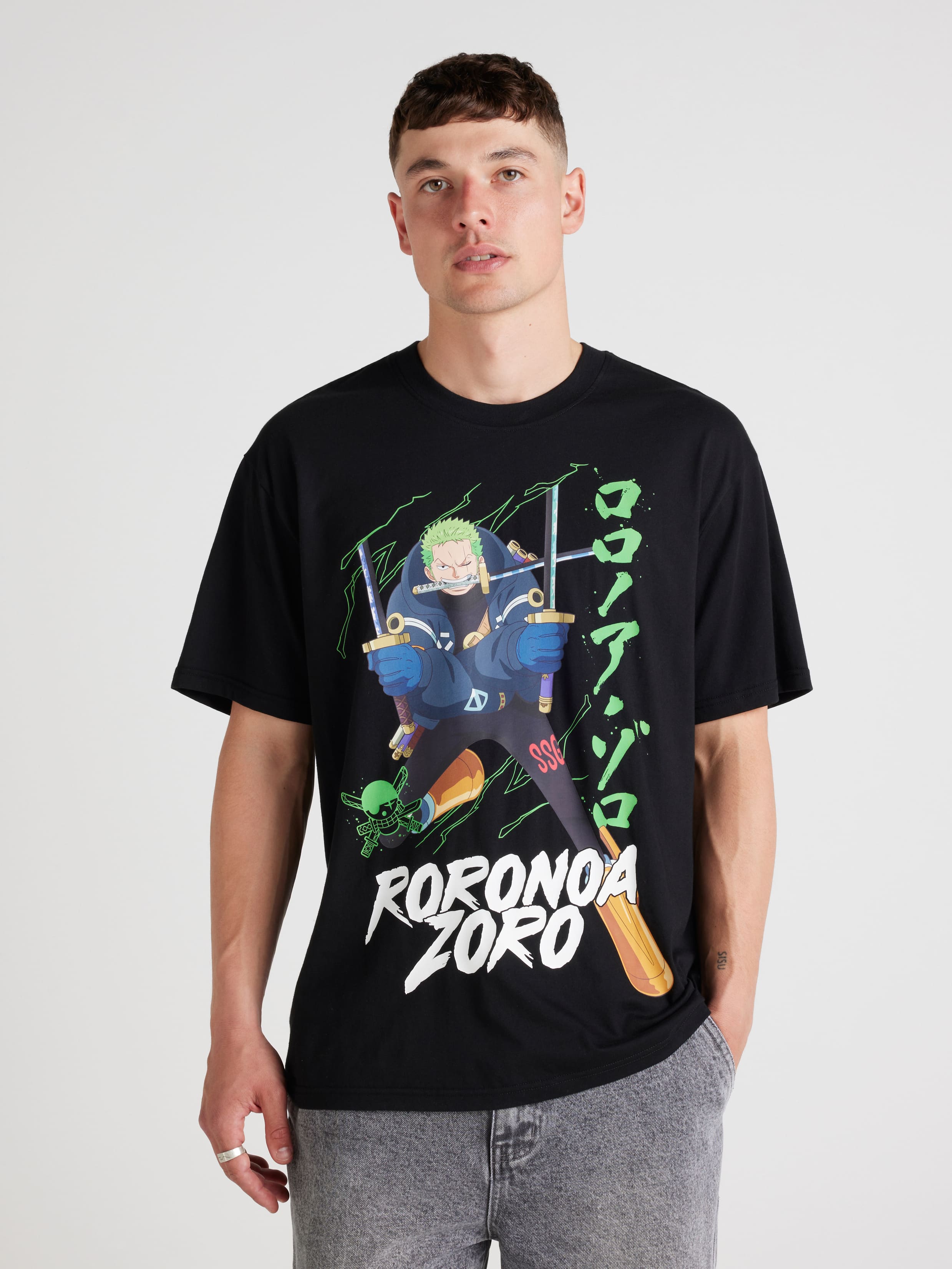 One Piece Zorro Relaxed Short Sleeve Tee