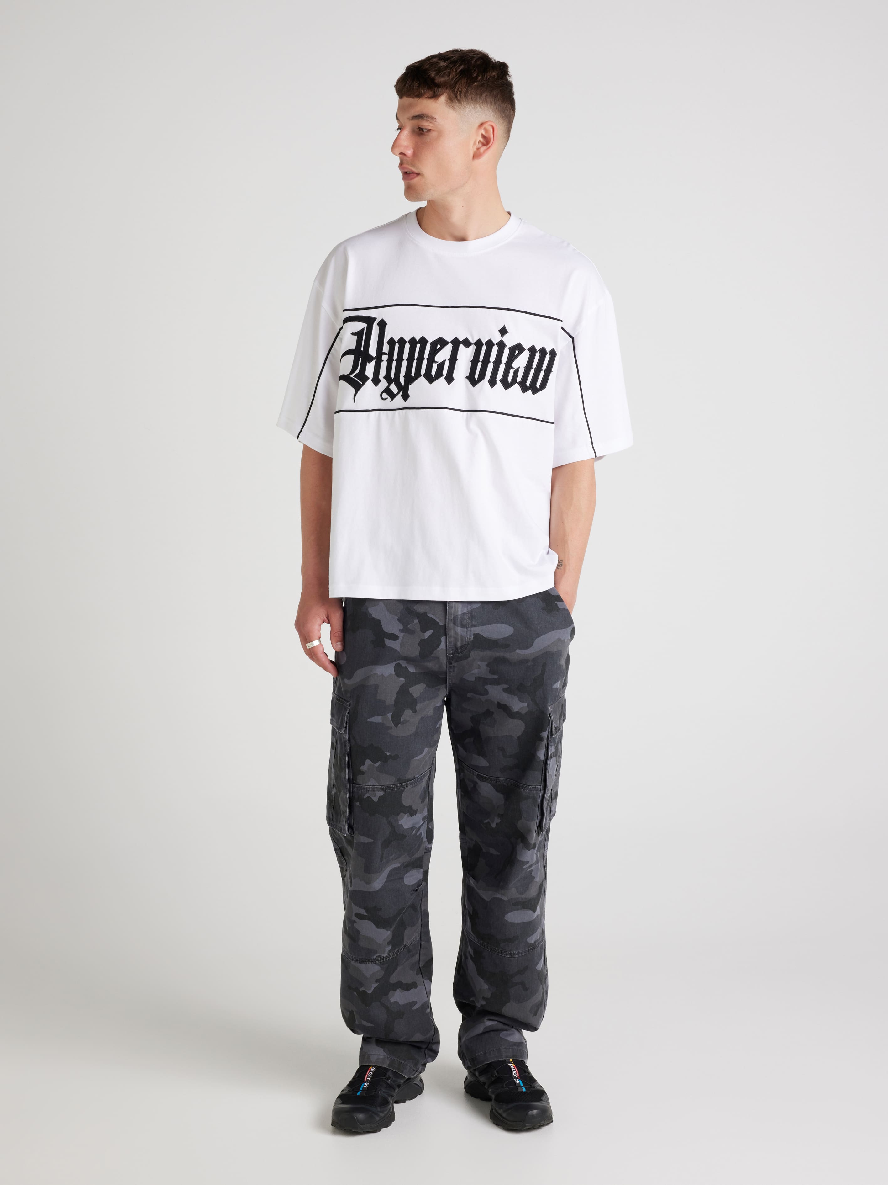 Sport Piping Boxy Oversized Tee
