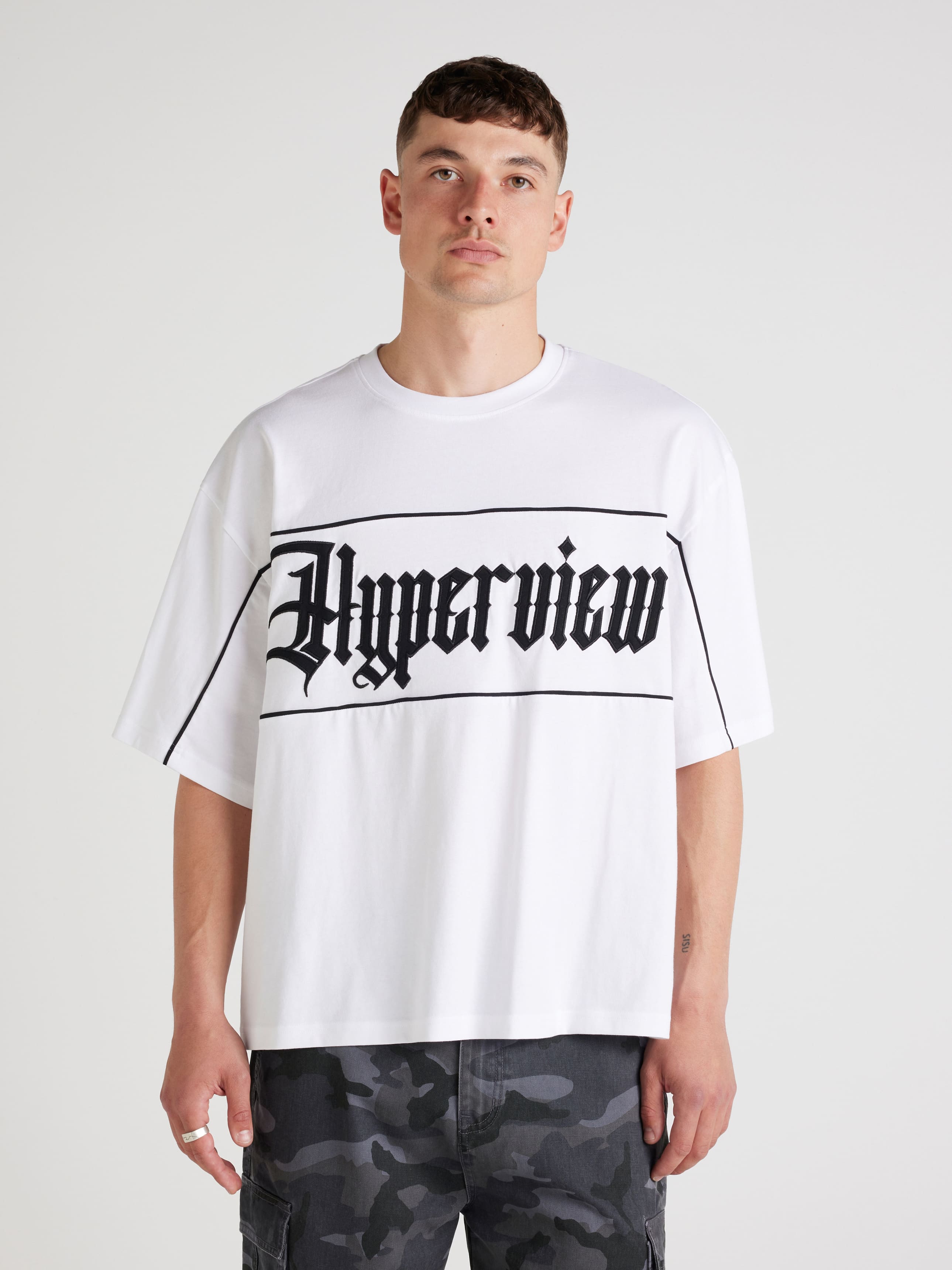Sport Piping Boxy Oversized Tee