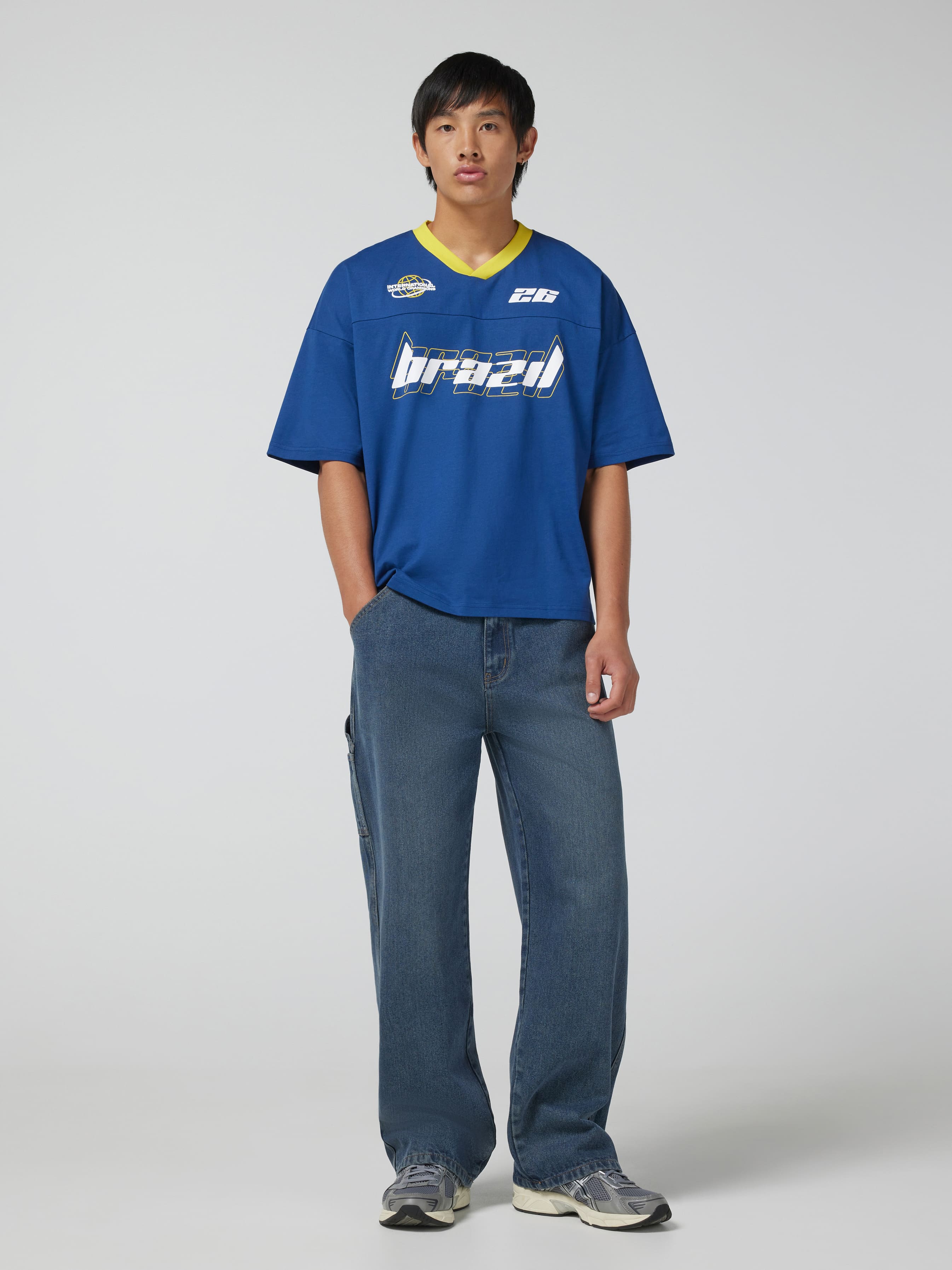 Brazil World Cup Short Sleeve Boxy Jersey