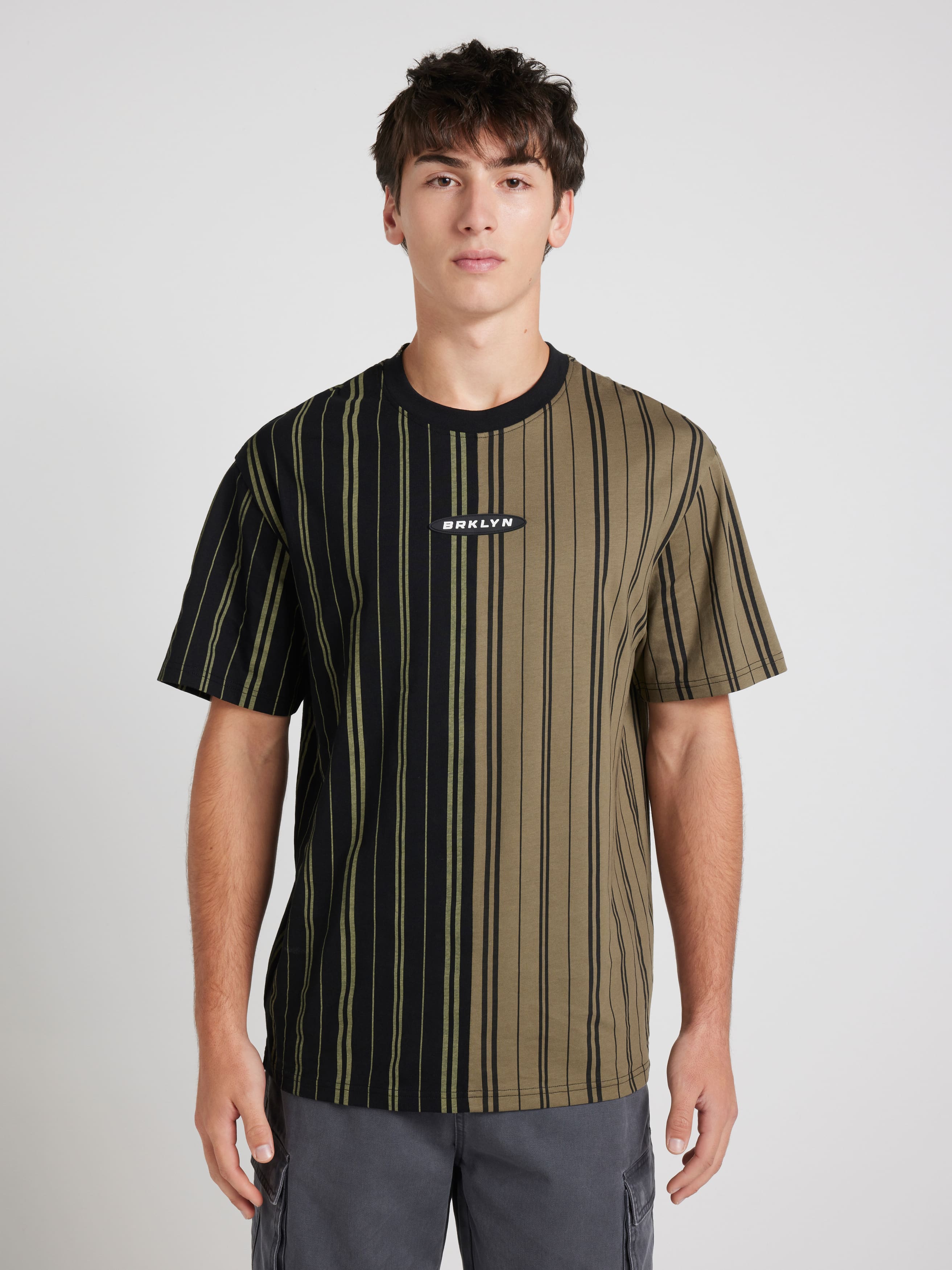 Splice Stripe Brooklyn Relaxed Short Sleeve Tee