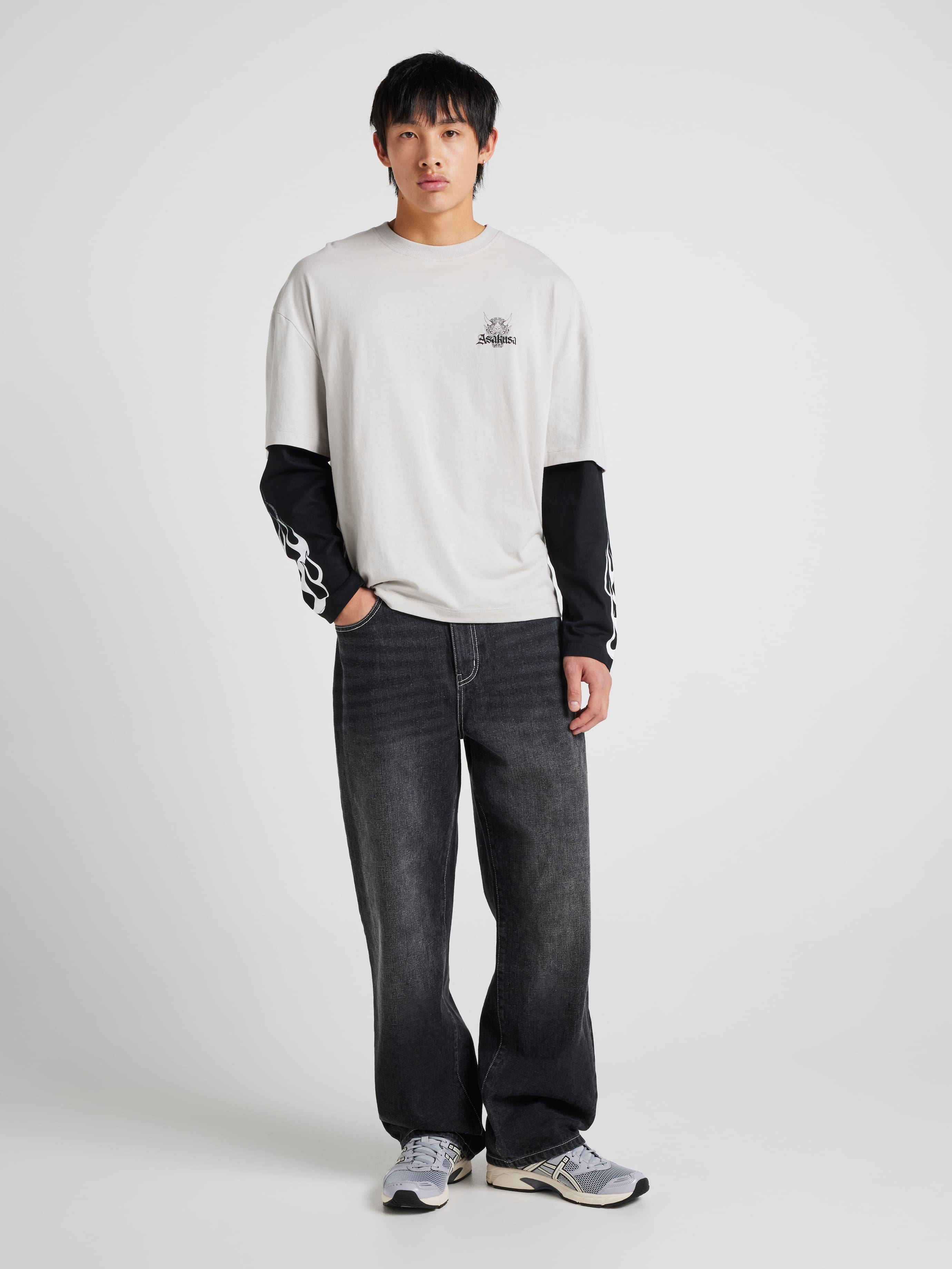 Japan Mask 2/1 Long Sleeve Tee