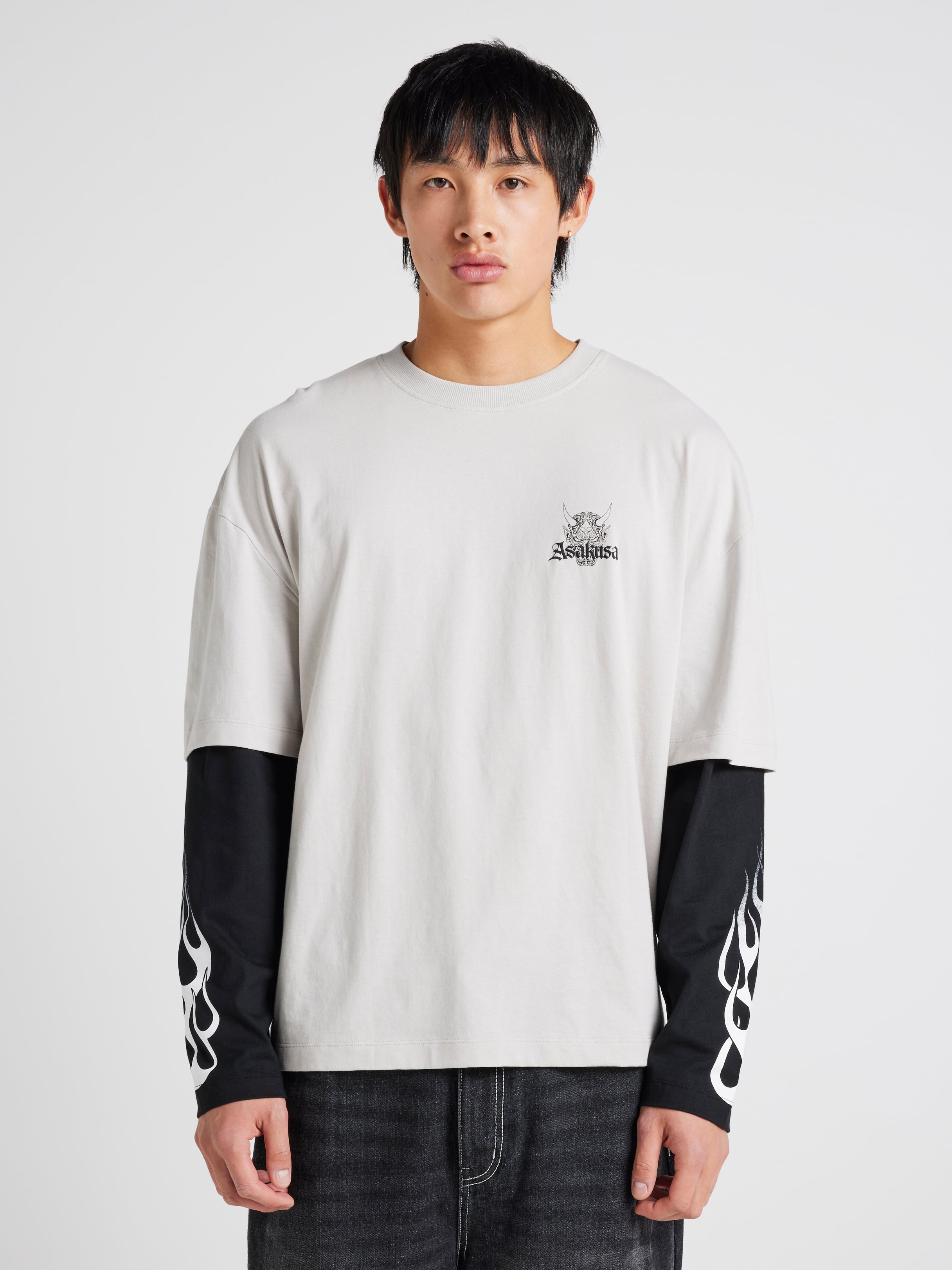 Japan Mask 2/1 Long Sleeve Tee