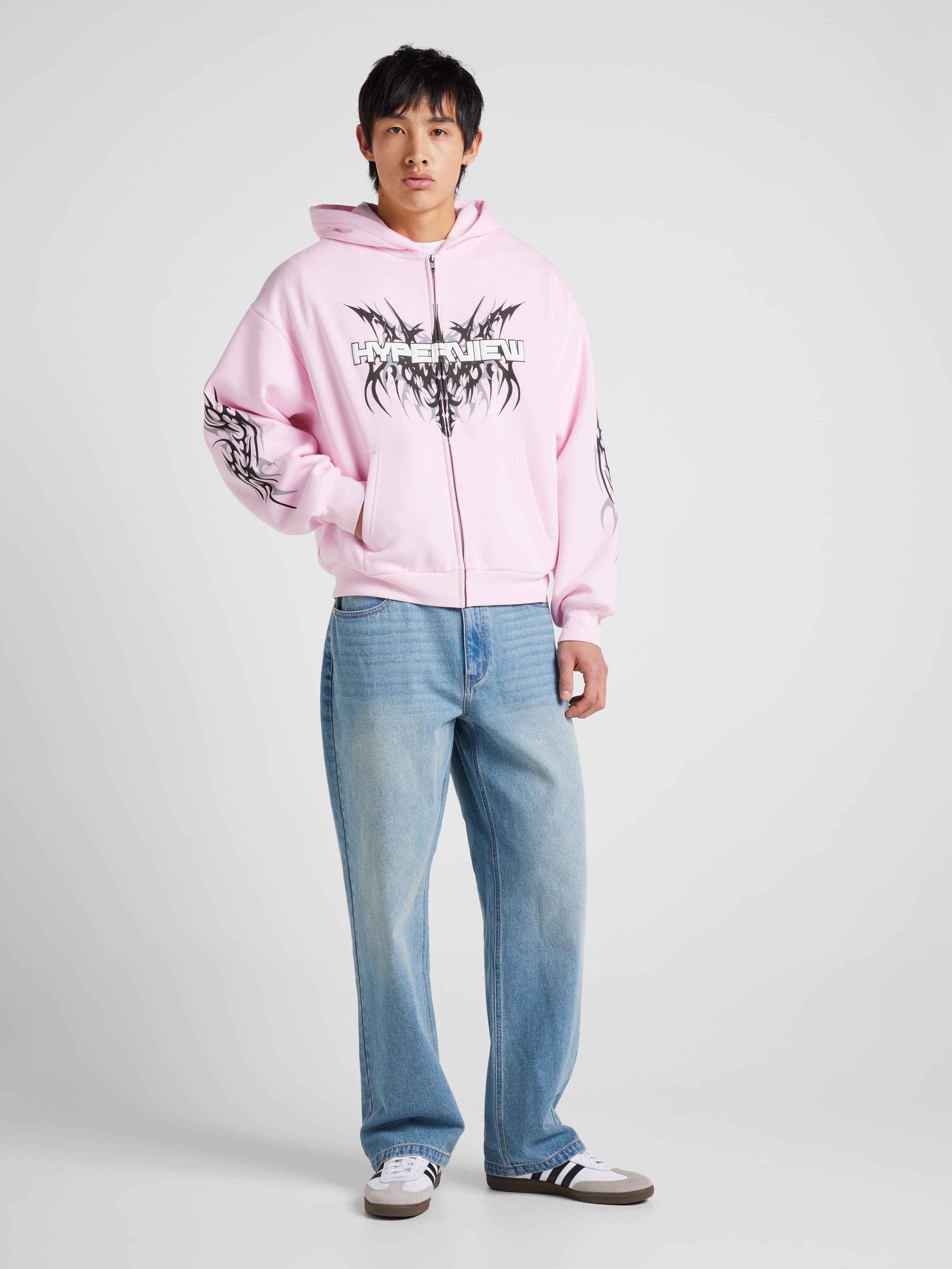 Hyperview Zip Through Hoodie