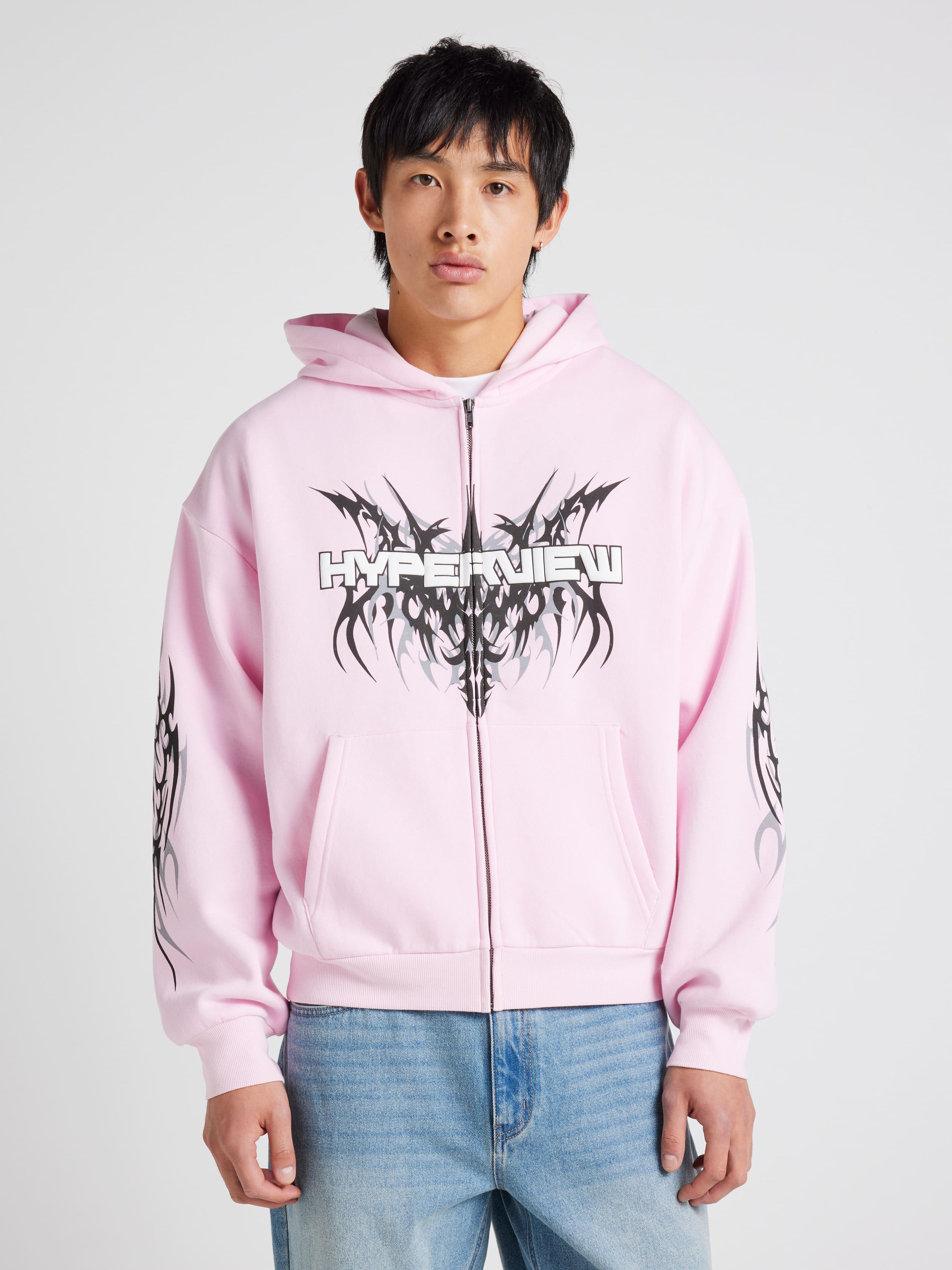 Hyperview Zip Through Hoodie