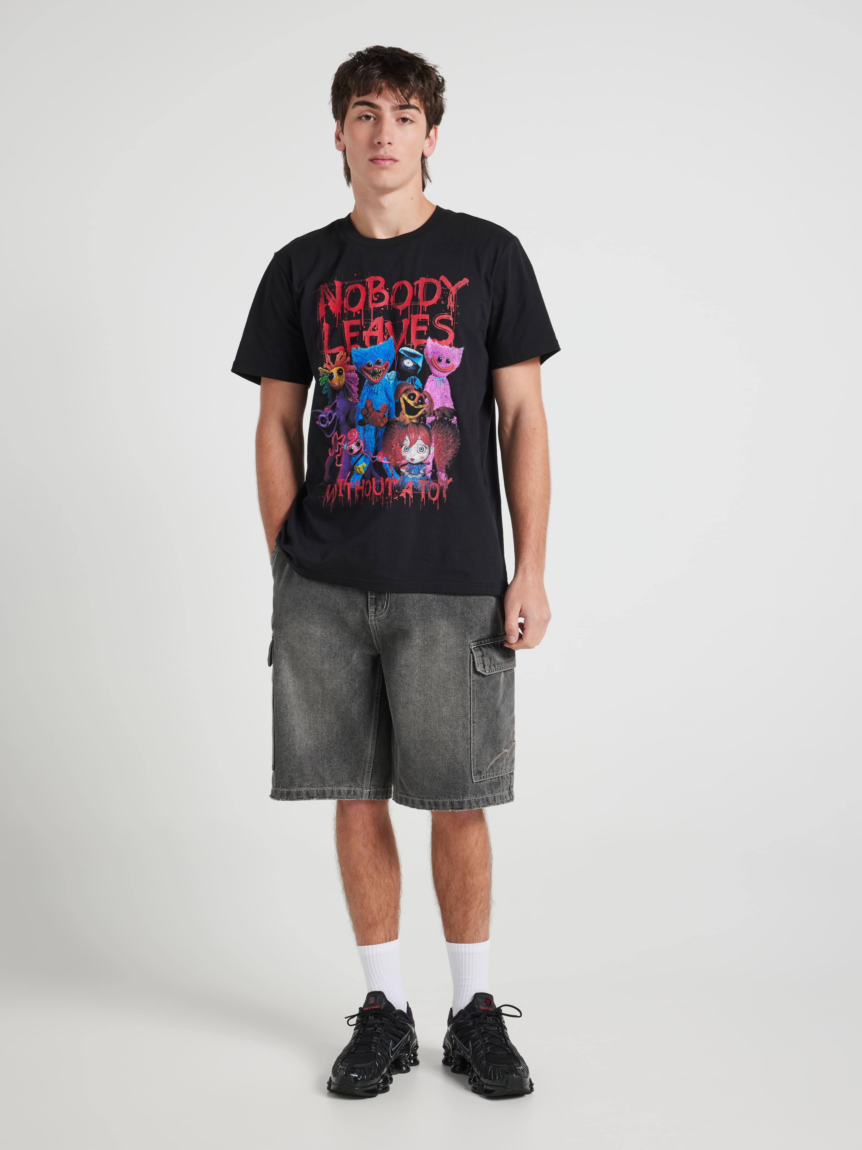 Poppy Playtime Nobody Leaves Short Sleeve Tee