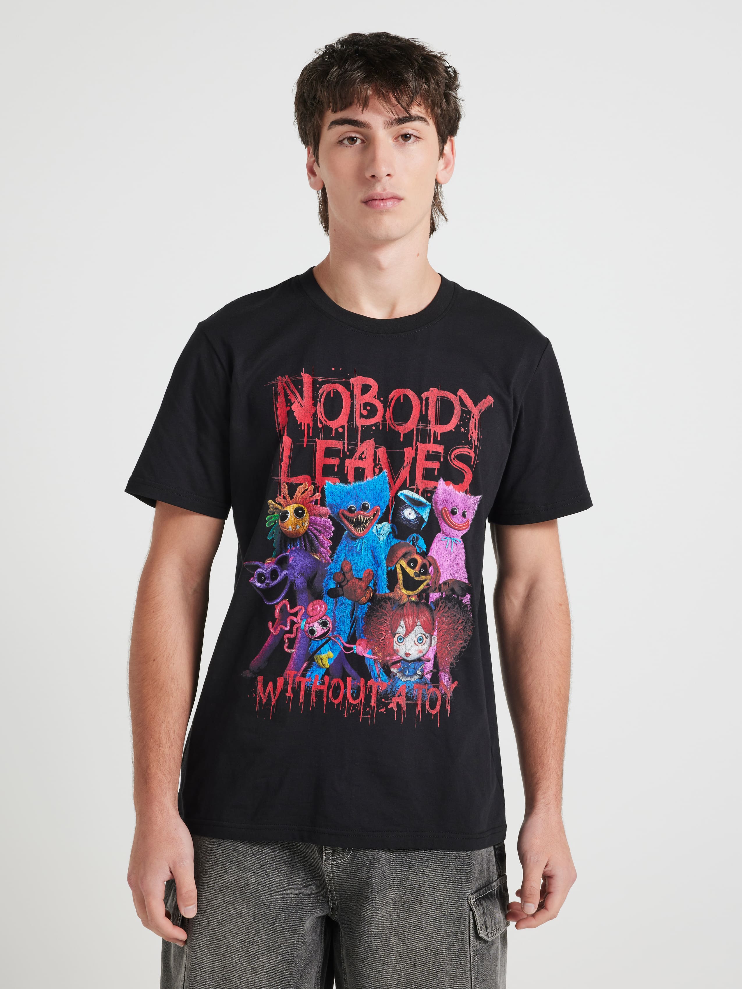 Poppy Playtime Nobody Leaves Short Sleeve Tee
