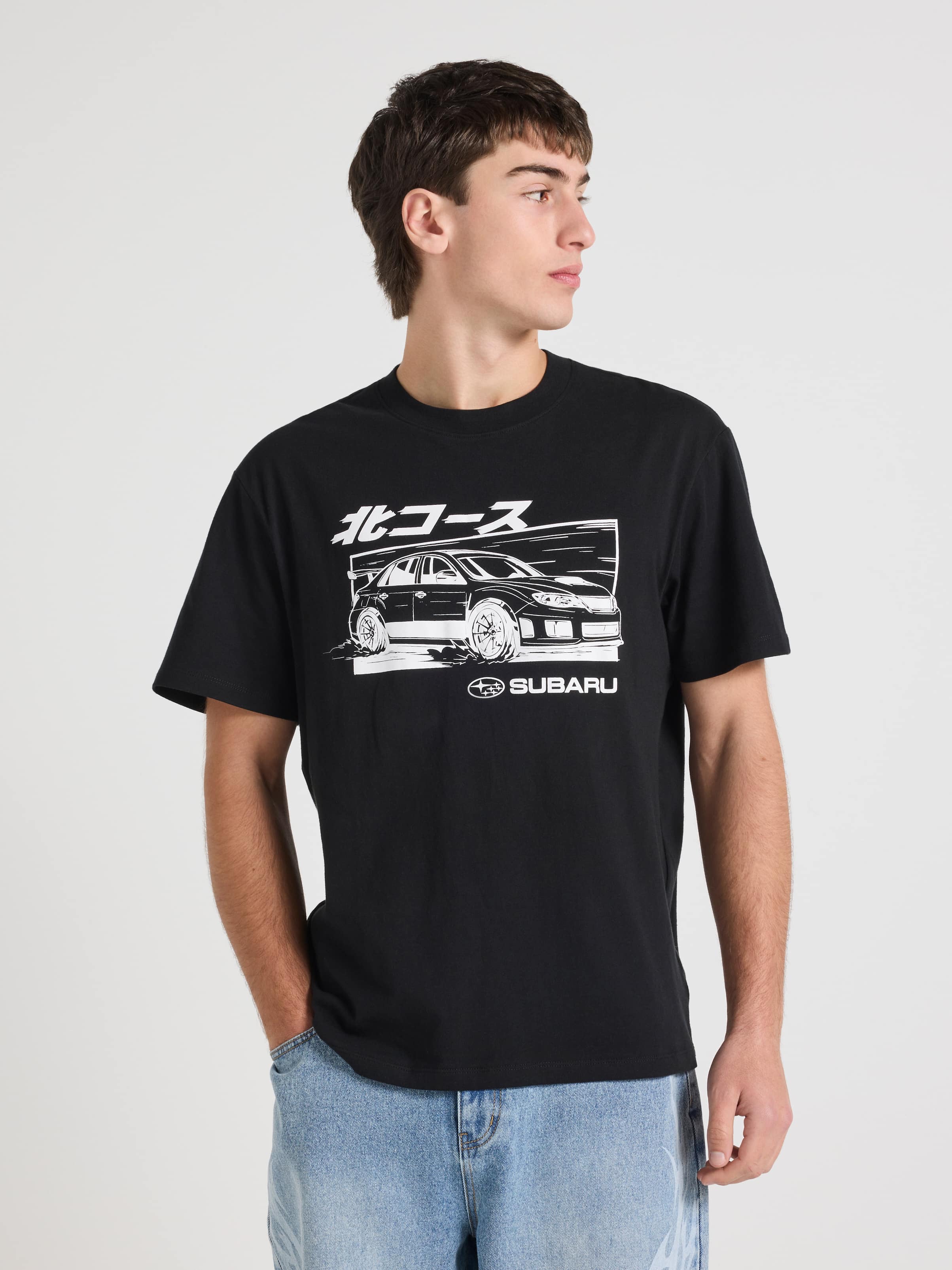 Subaru Manga Comic Relaxed Short Sleeve Tee