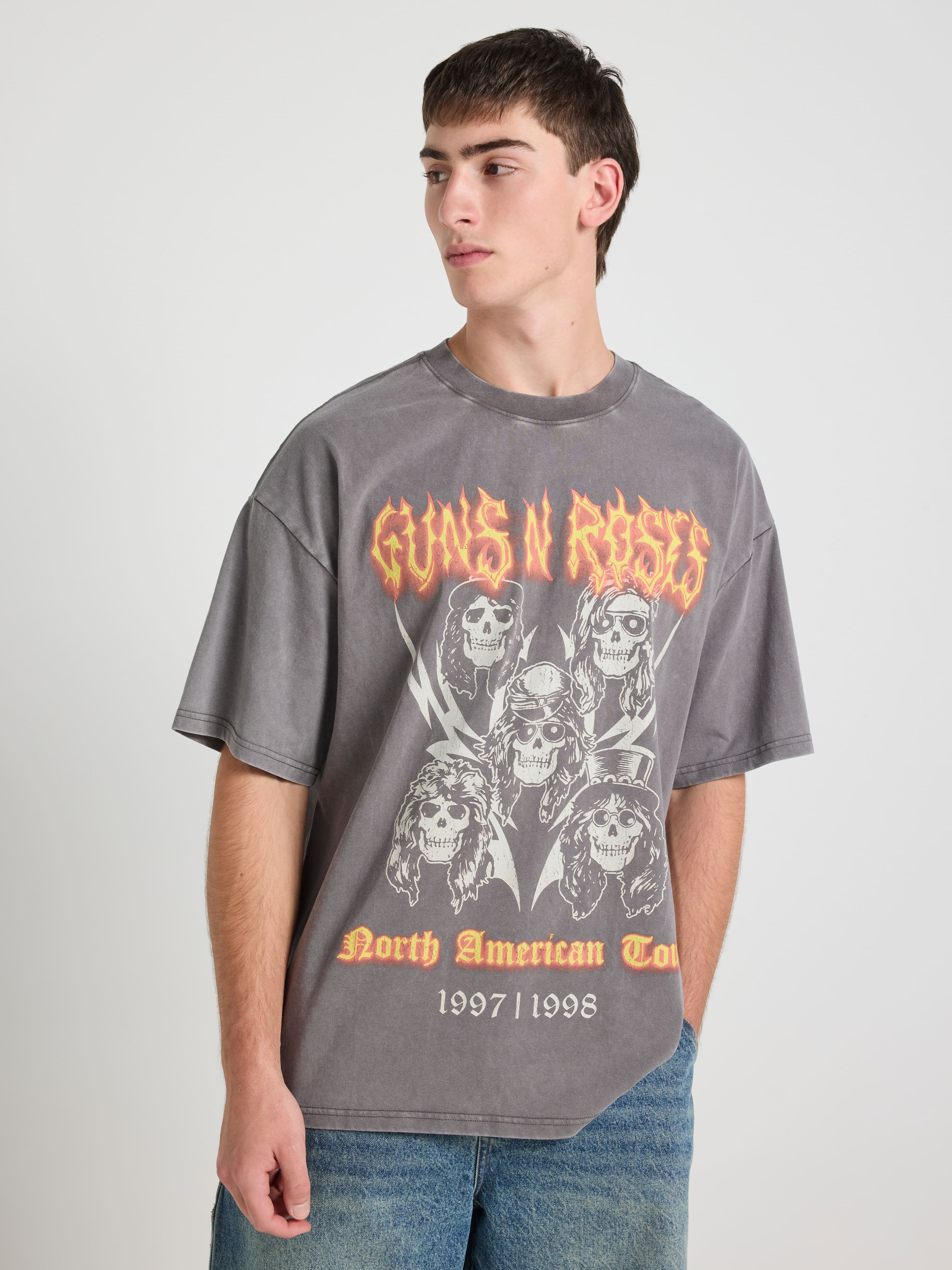 Guns N' Roses Cross 97/98 Tour Oversized Tee