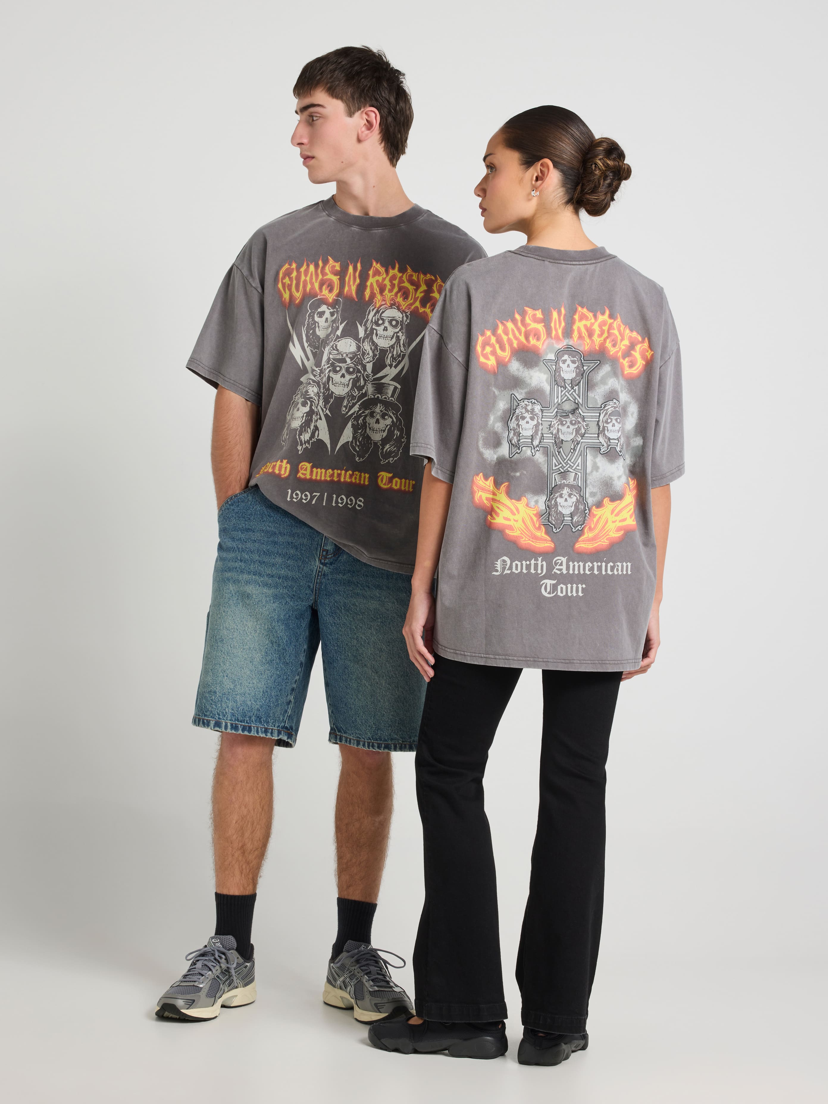 Guns N' Roses Cross 97/98 Tour Oversized Tee