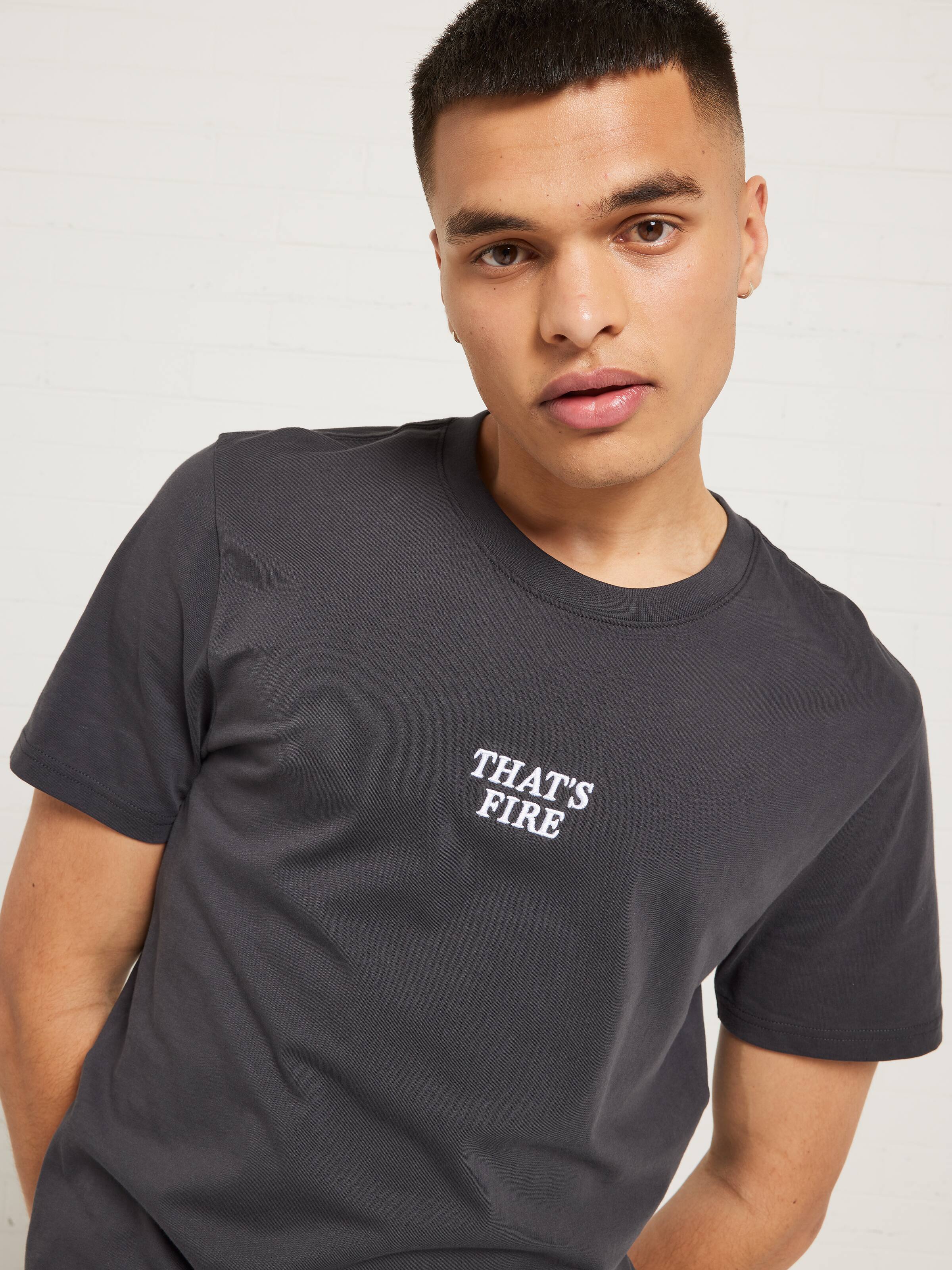 Embroidered Trend Thats Fire Tee