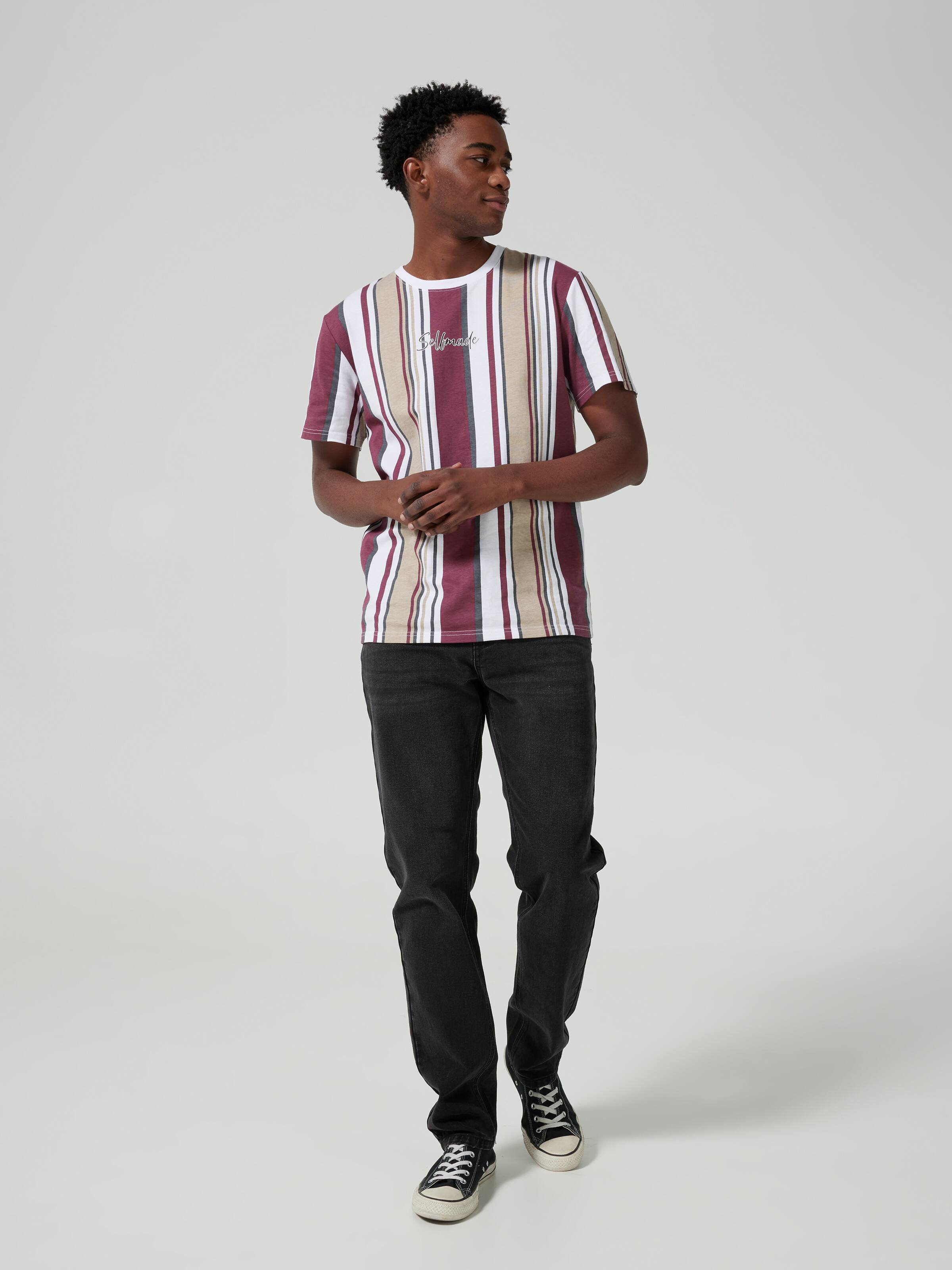 Vstripe Short Sleeve Tee