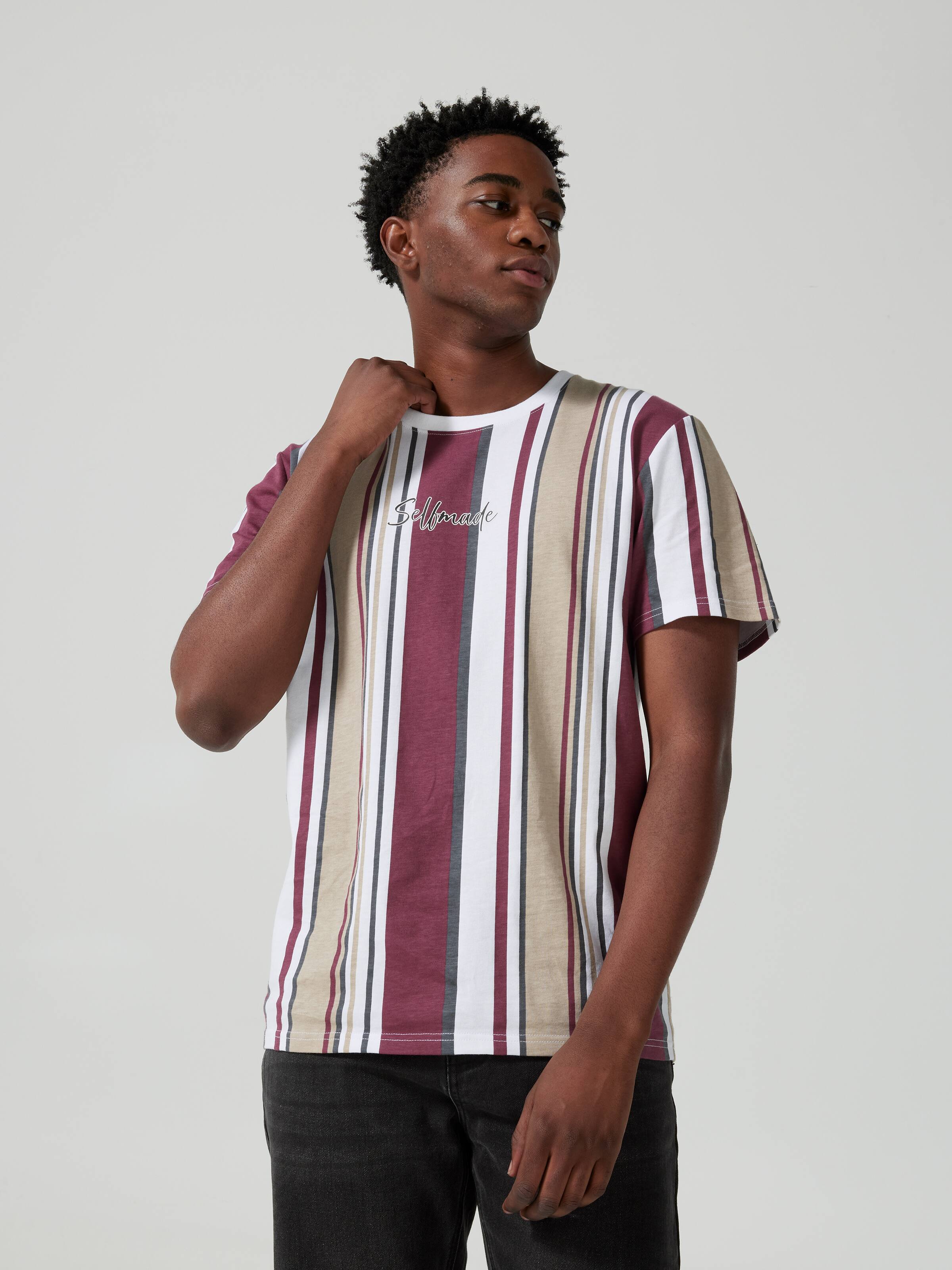 Vstripe Short Sleeve Tee