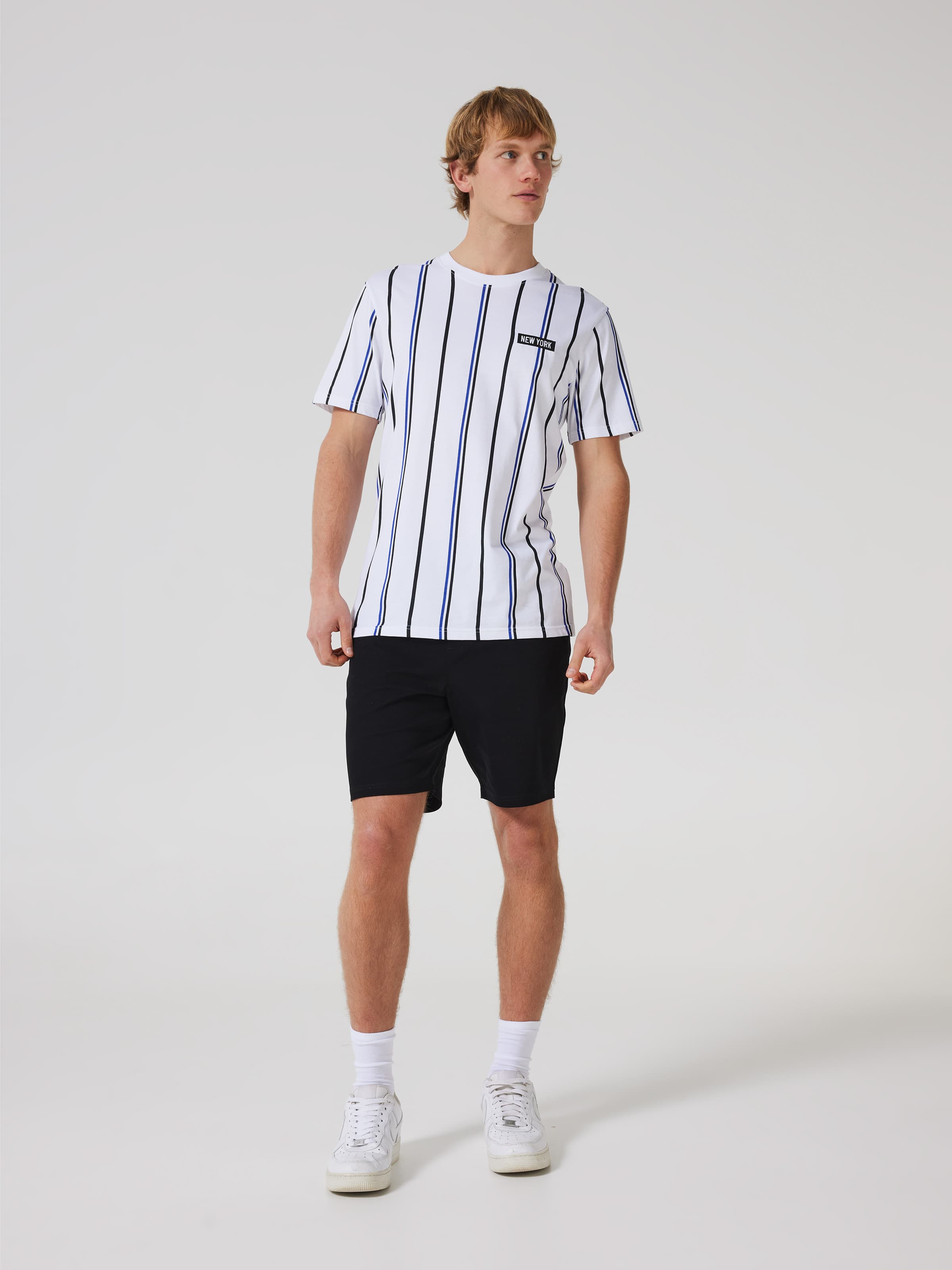 Vstripe Embroidered Short Sleeve Tee