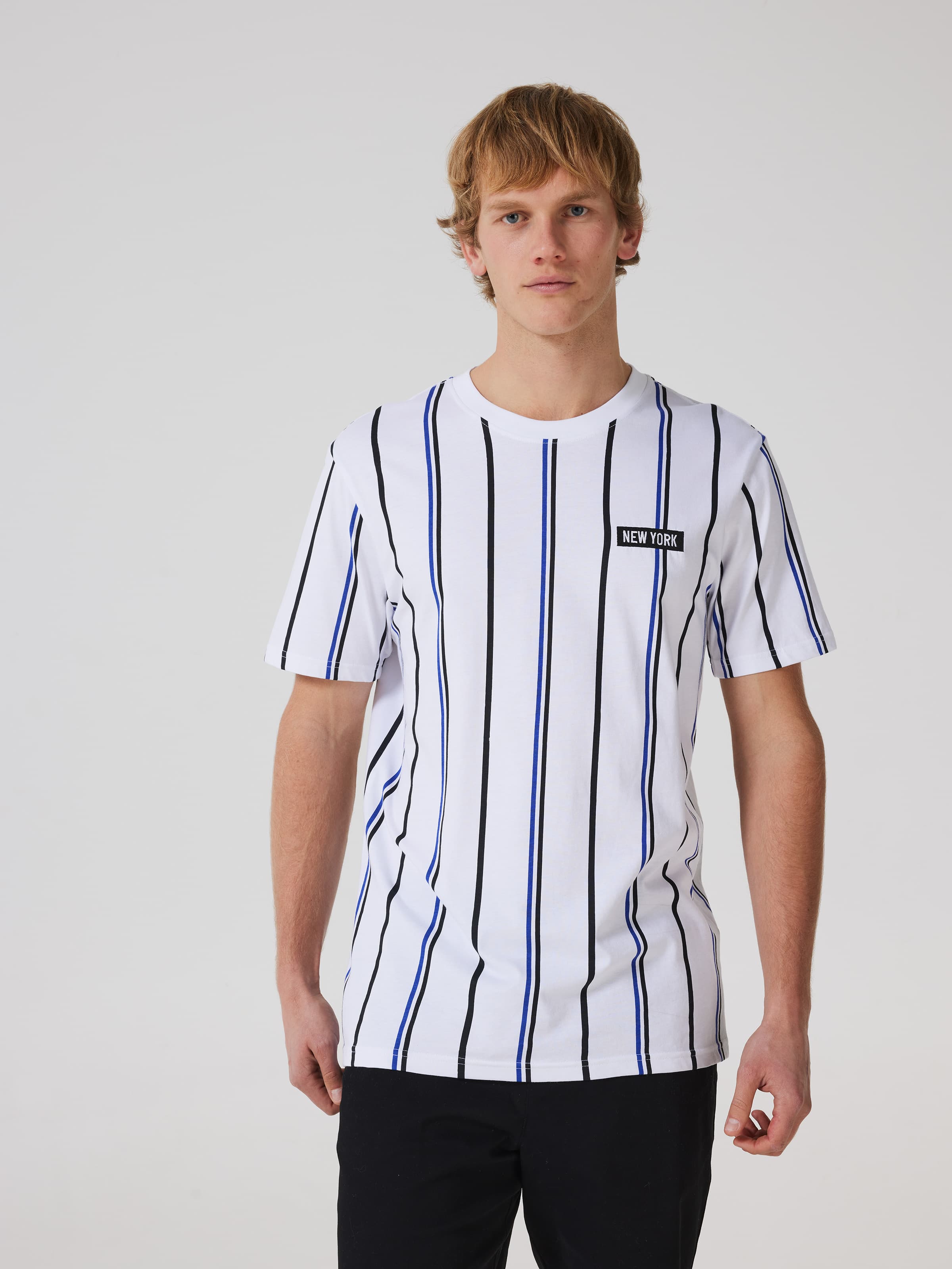 Vstripe Embroidered Short Sleeve Tee
