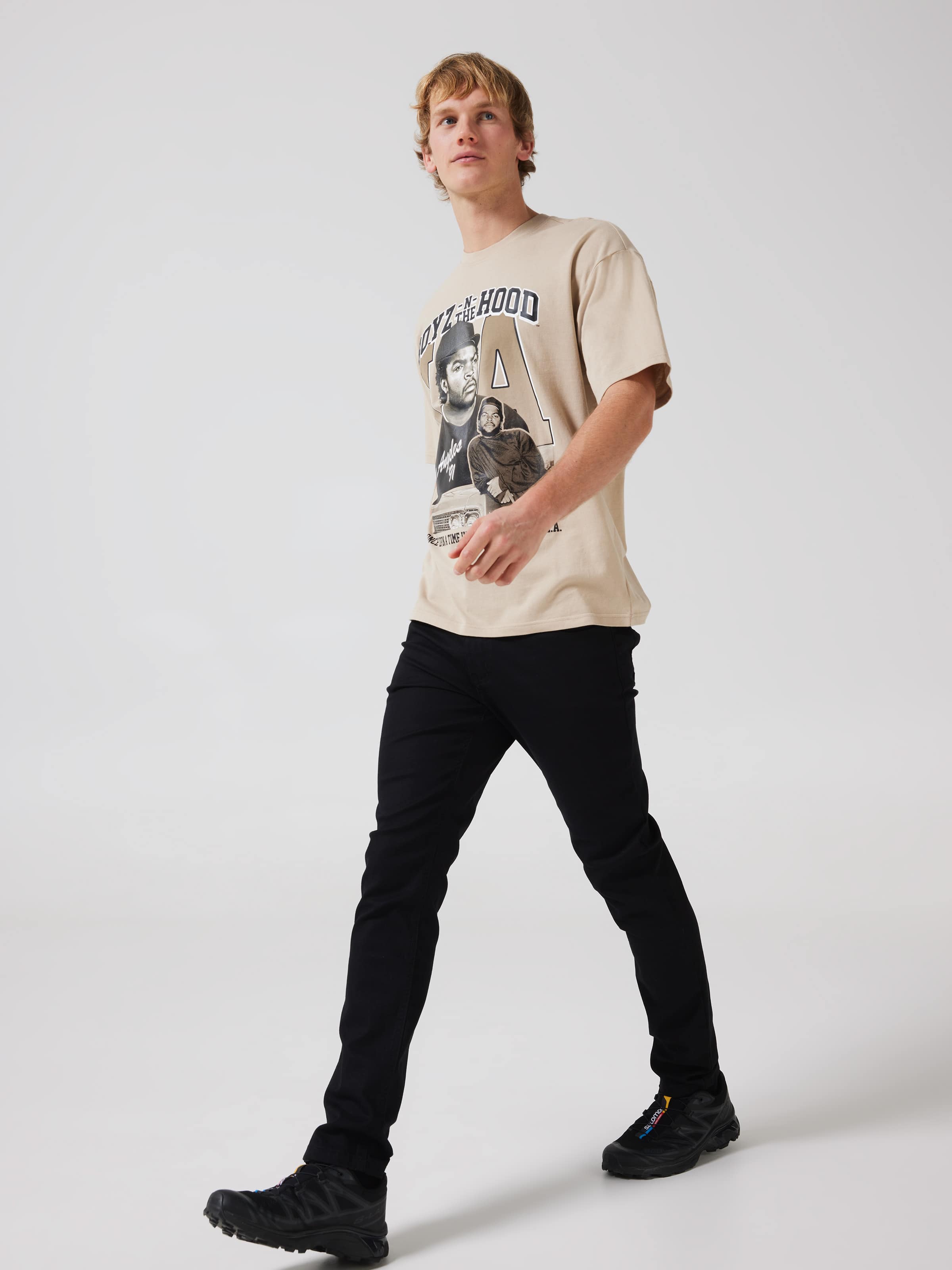 Stone Boyz In Da Hood Tonal Short Sleeve Tee