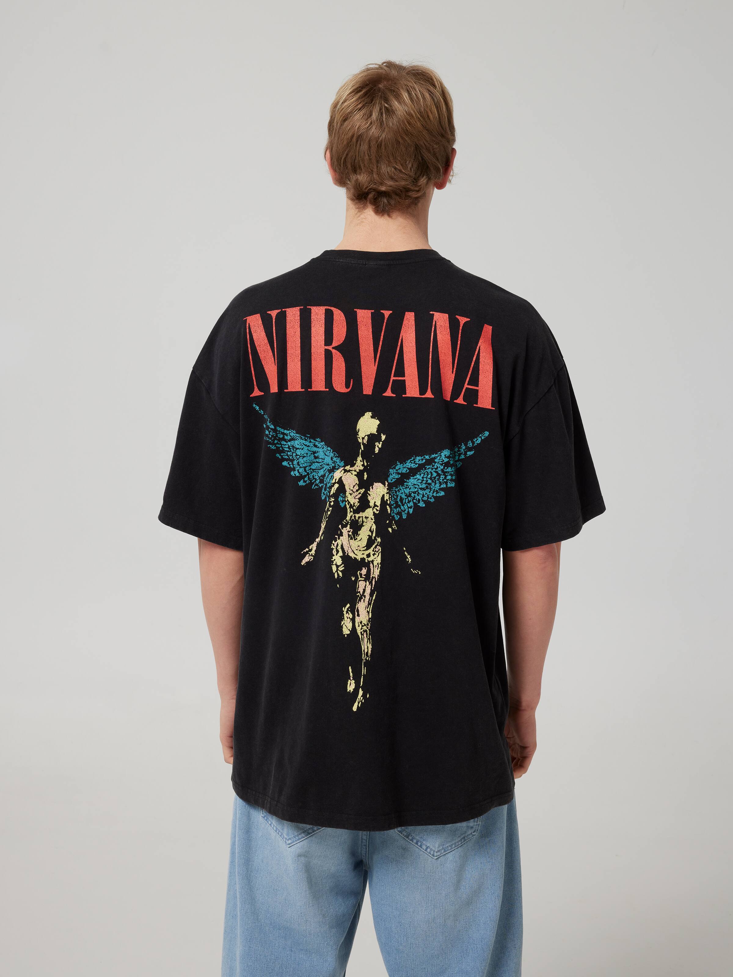 Nirvana t shirt nz best sale