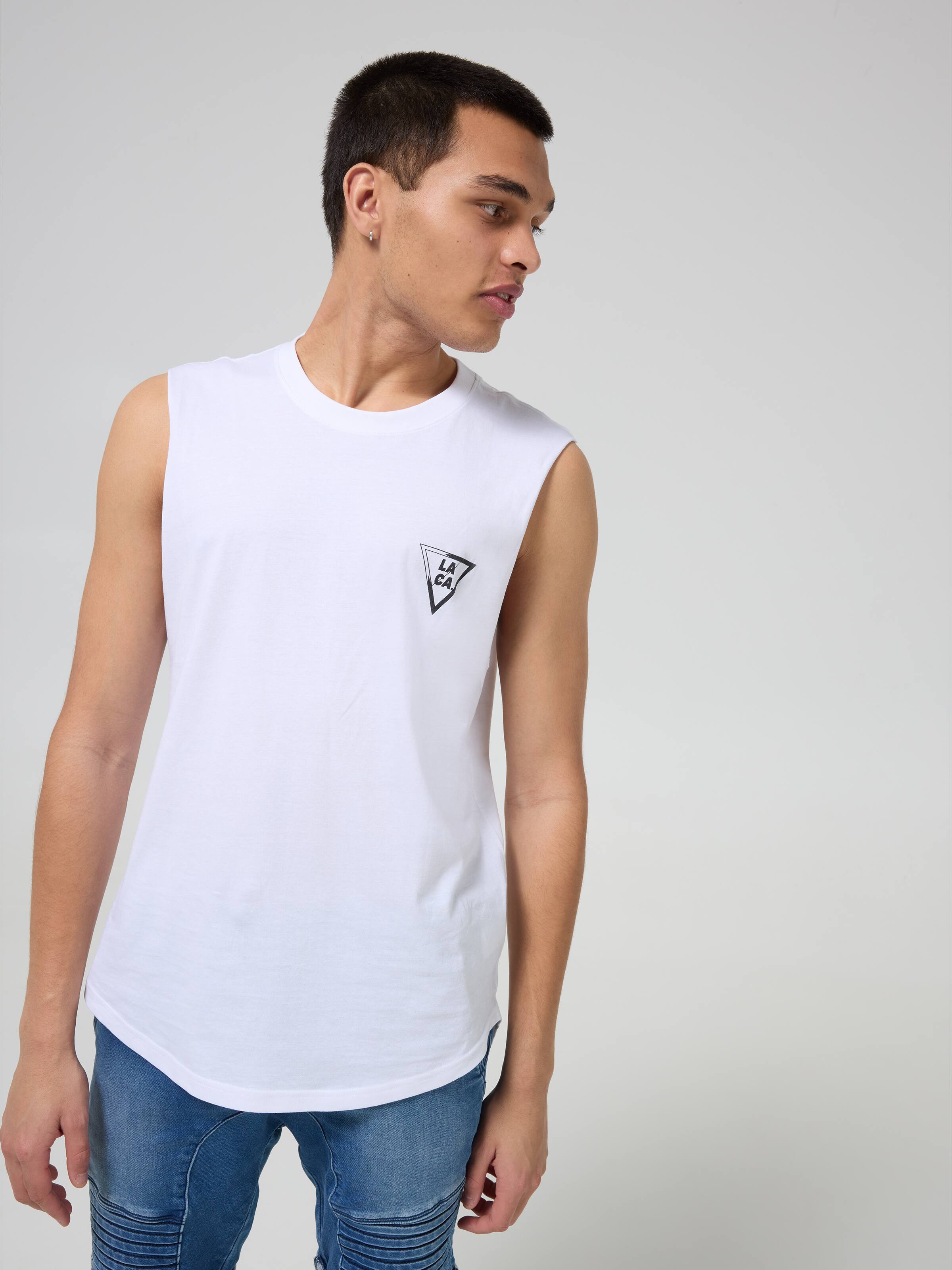 Urban Curve Hem Muscle Tee