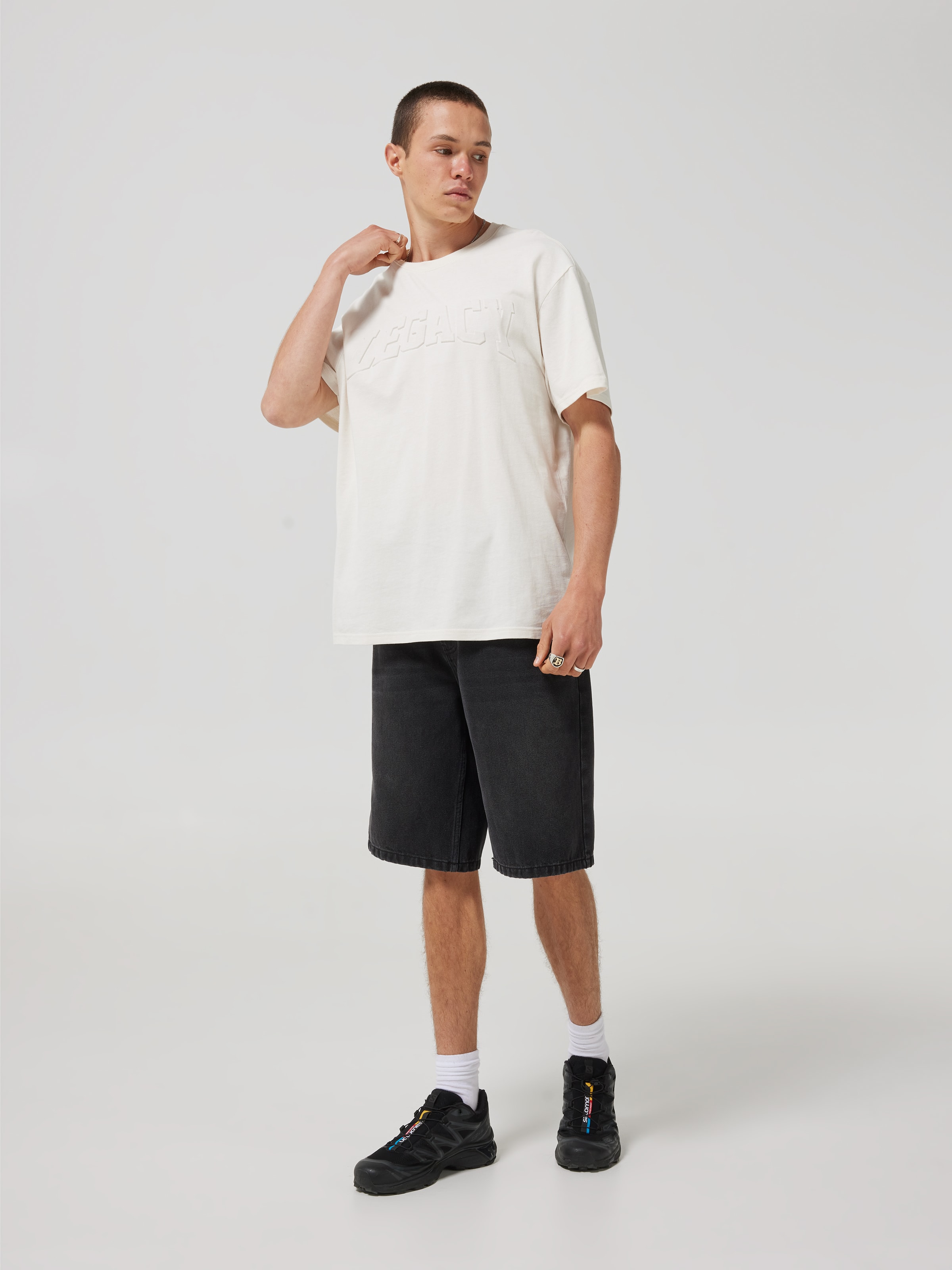 Embossed Legacy Short Sleeve Tee