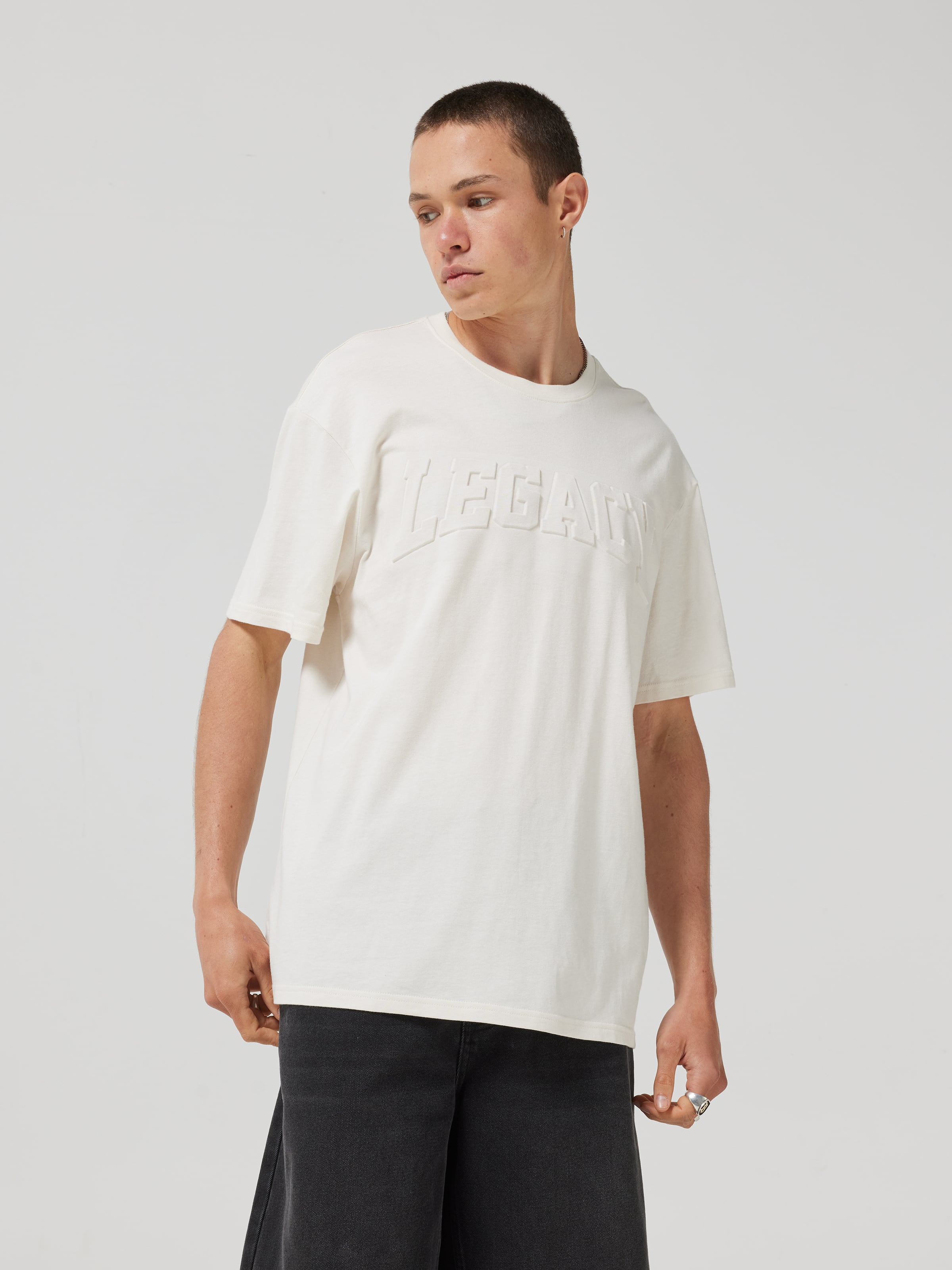 Embossed Legacy Short Sleeve Tee