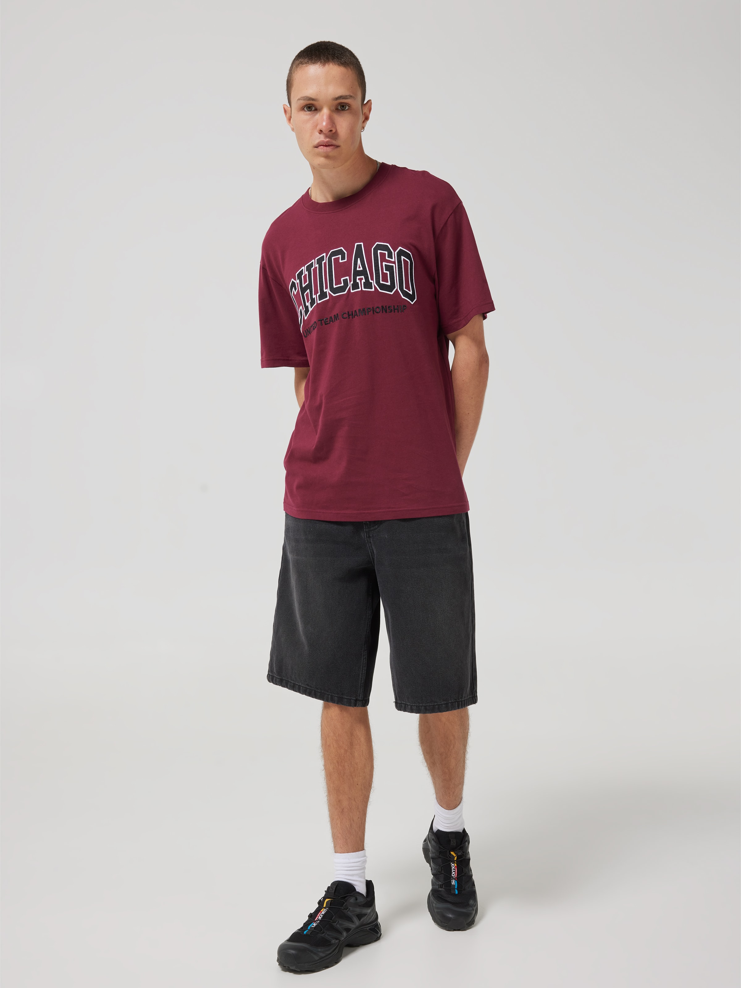 Embroidered Chicago Short Sleeve Tee